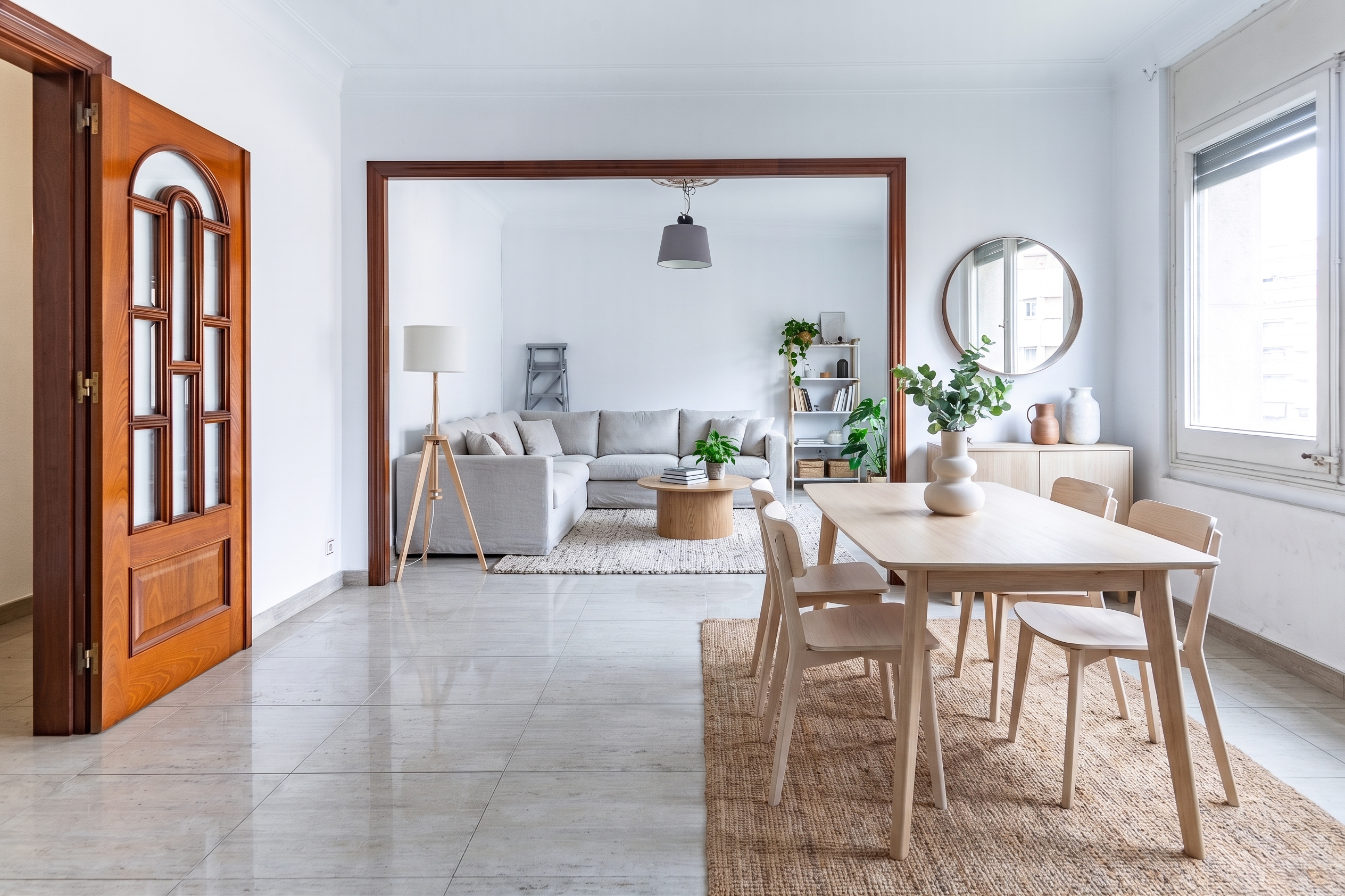 Elegant 2-bedroom apartment on Mallorca Street, La Sagrera [KI-modifiziert]