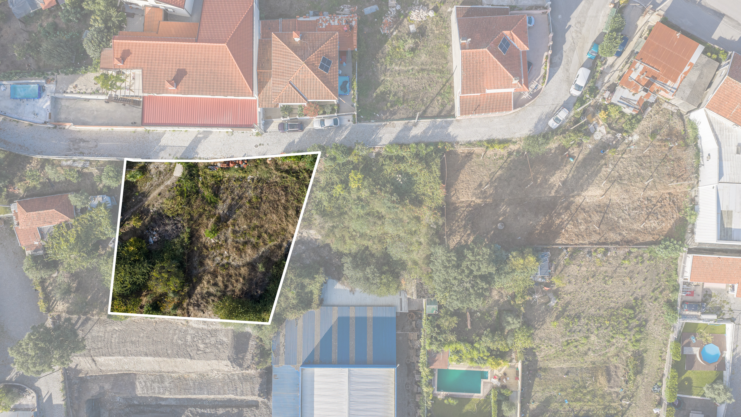 Baugrundstück für ein Wohnhaus in Gandra