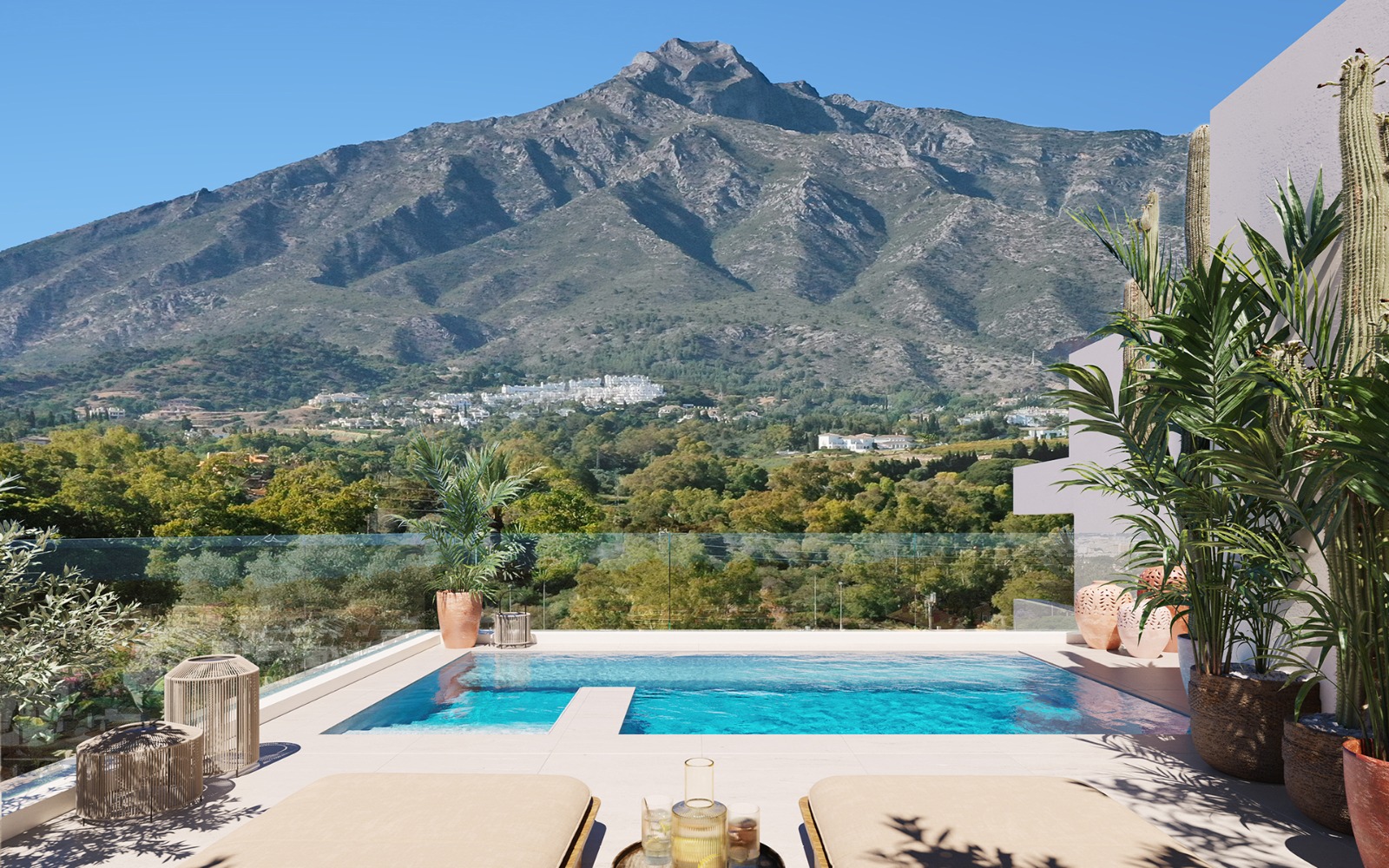Luxuriöses Semi Penthouse mit 3 Schlafzimmern und Privatem Dachpool an Marbellas Goldener Meile