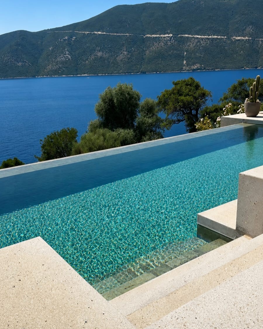The awarded waterfront residence in Lefkada
