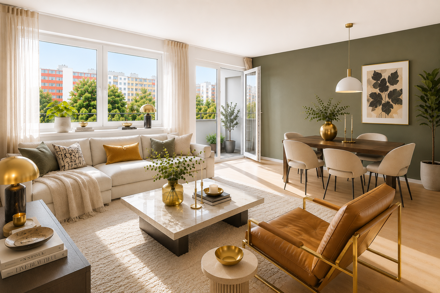 Living between city and nature: 2-room apartment with large west-facing balcony in Neuperlach
