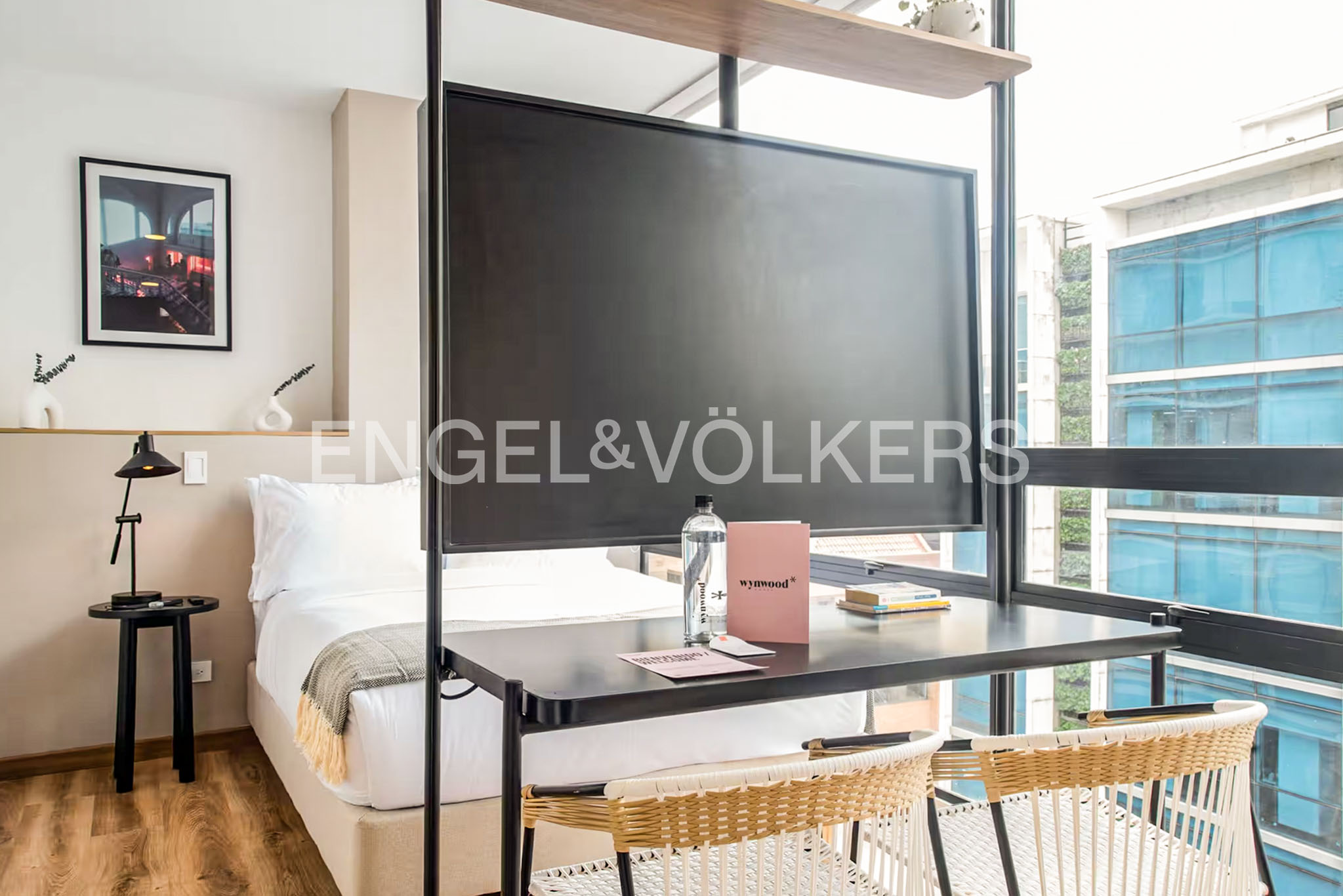 Moderno e iluminado apartestudio para arriendo en Chicó