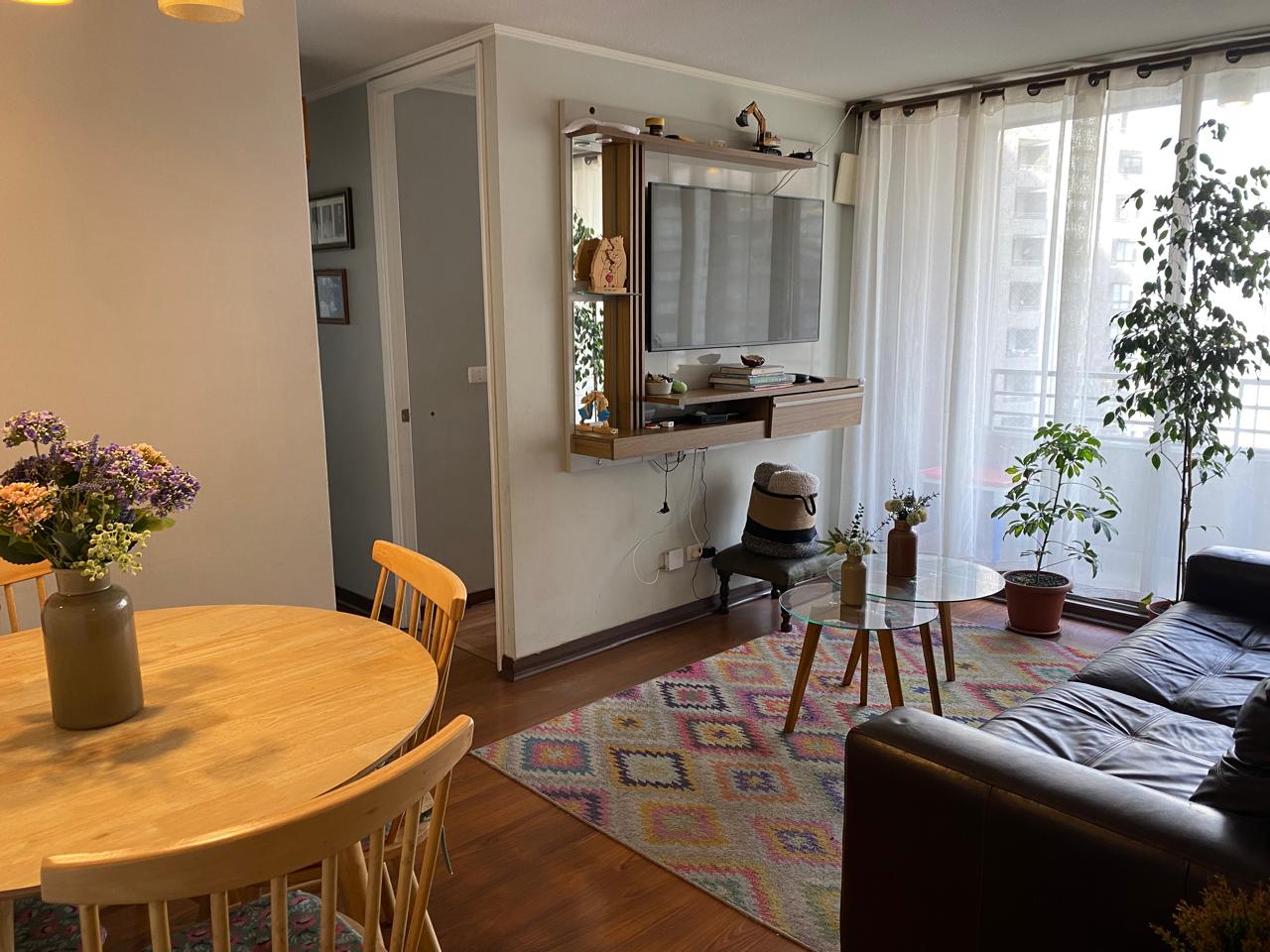 Departamento 2D 2B con estacionamiento y bodega en Macul · 52 m2 construidos