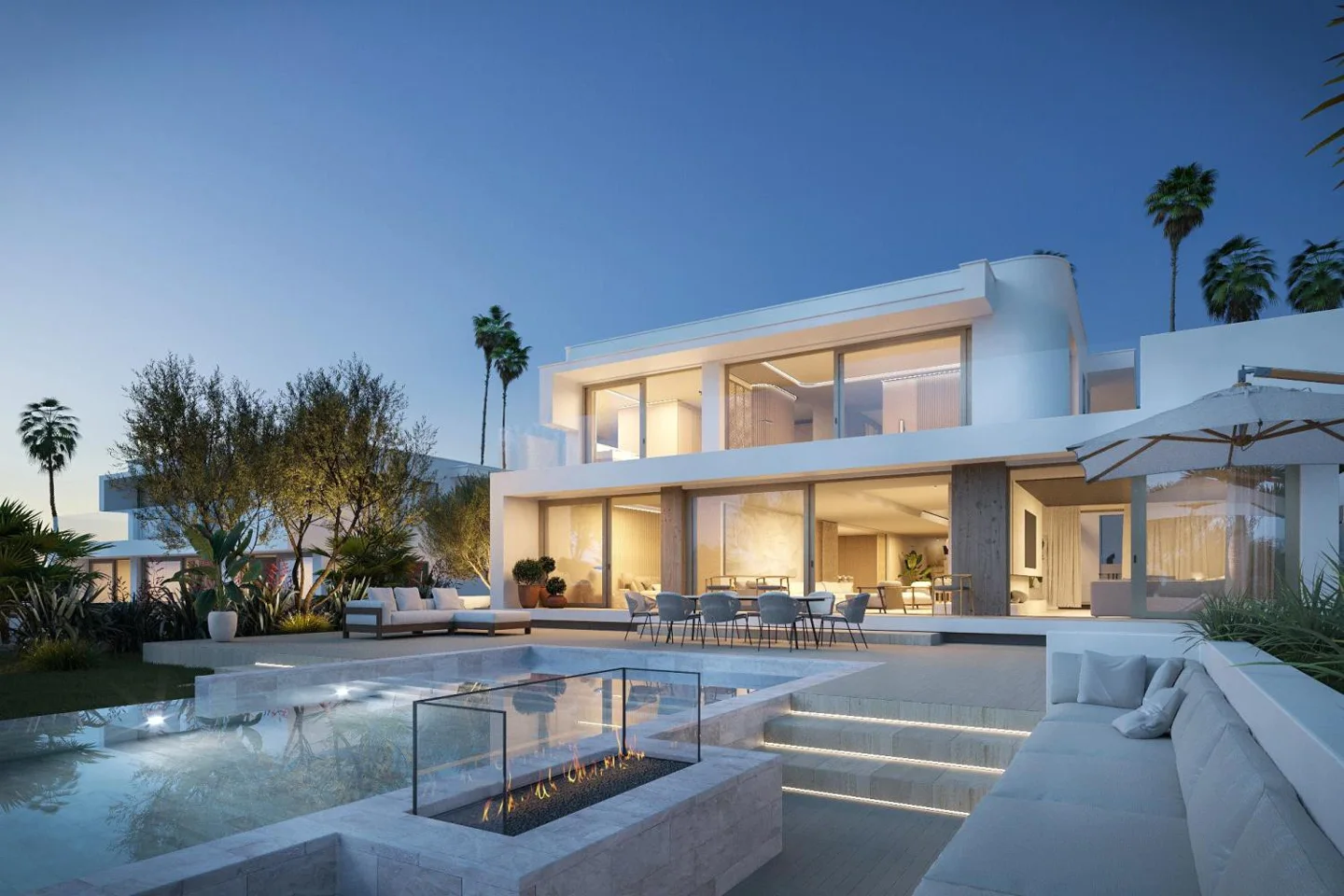 Luxury villa with ocean views