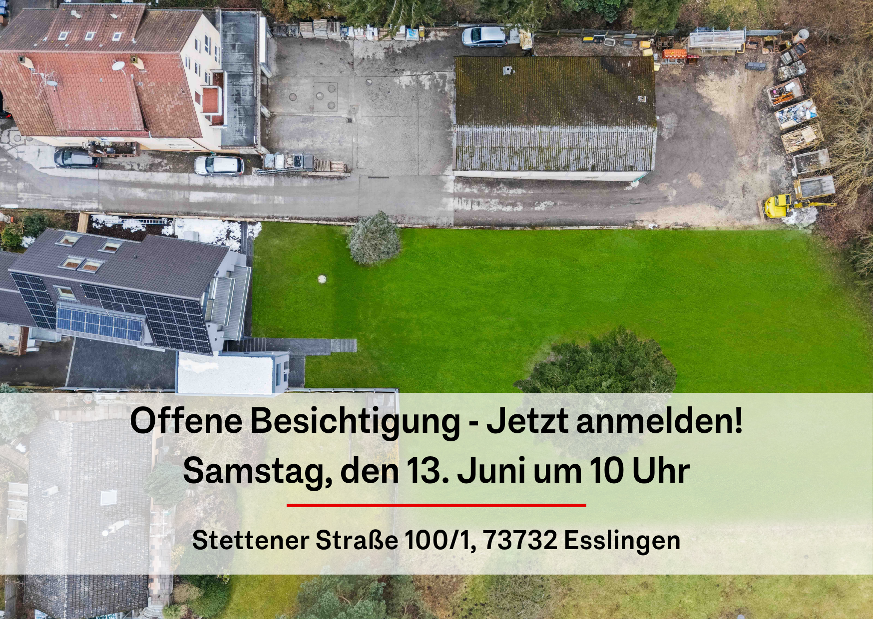 Jetzt live erleben: Offene Besichtigung am 13.06. um 10:00 Uhr