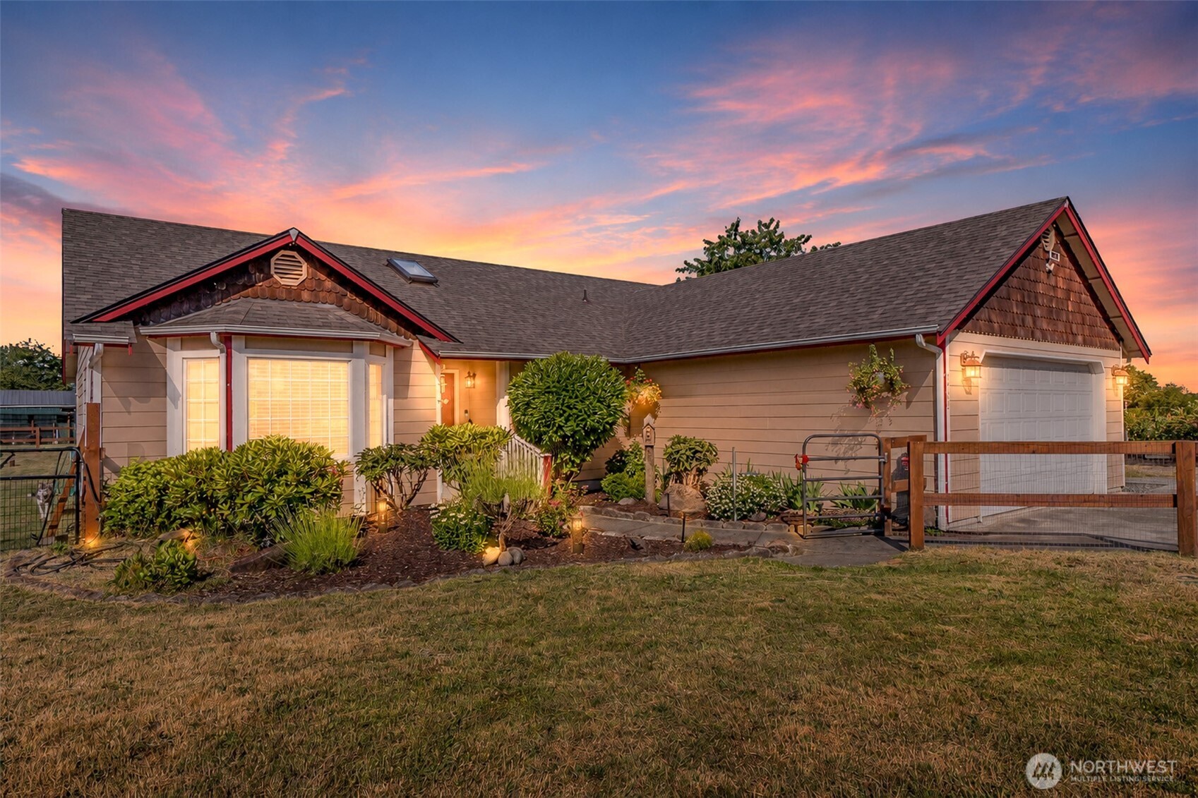Custom rambler on 1.4 acres