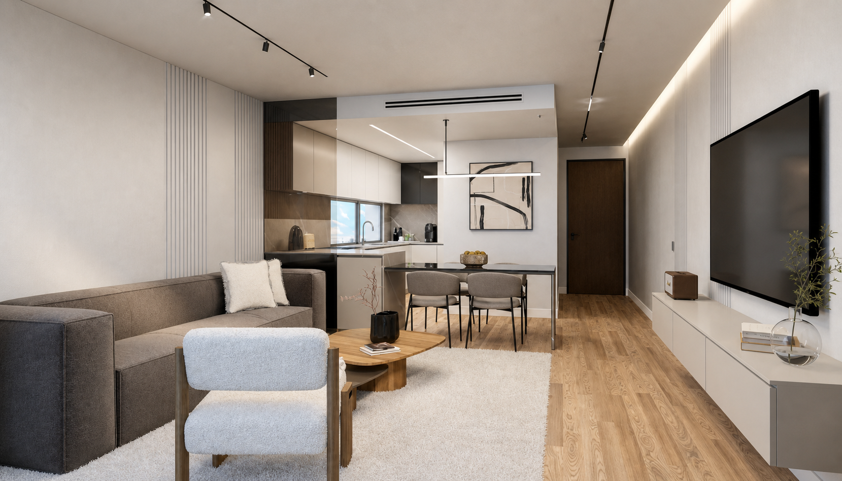 Elegant apartment of 81 sq.m. in Upper Voula - Dikigorika