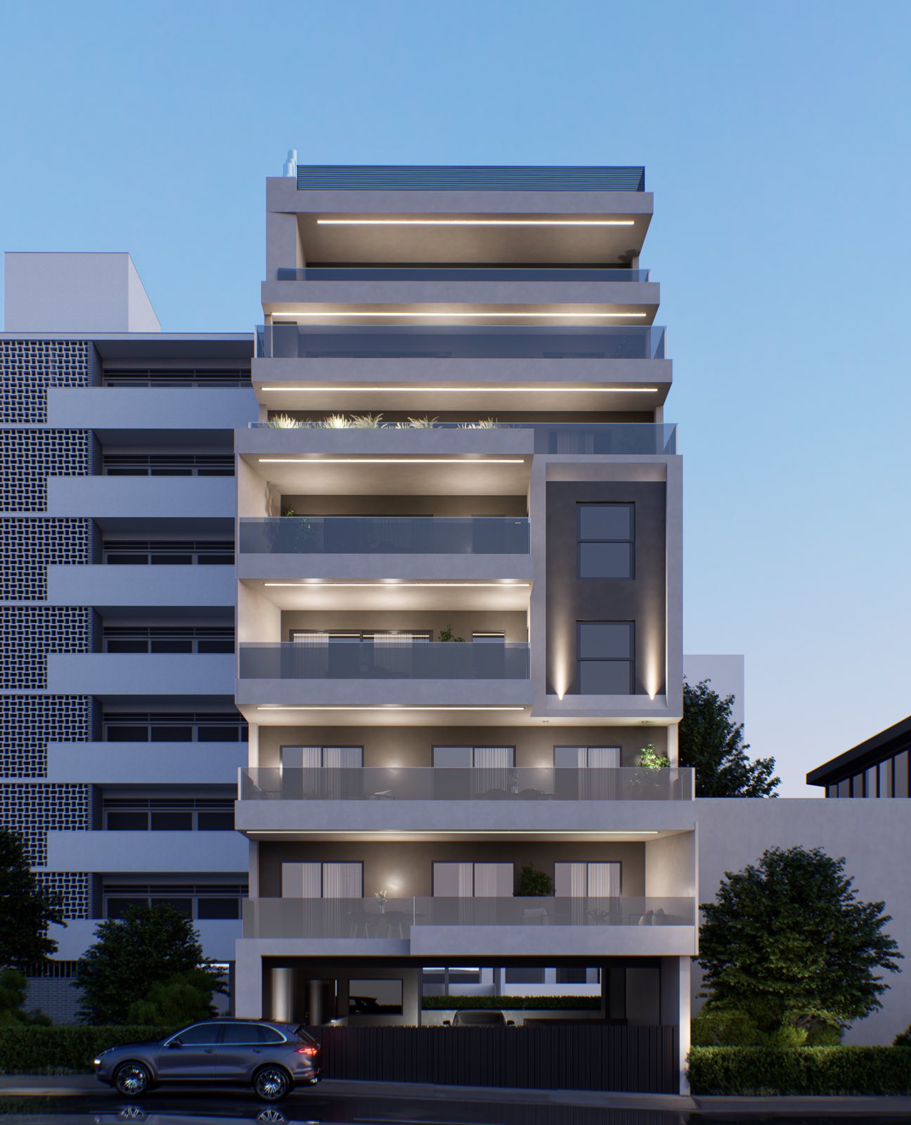 Premium pied-à-terre studio 38  sq.m. in Pangrati with parking