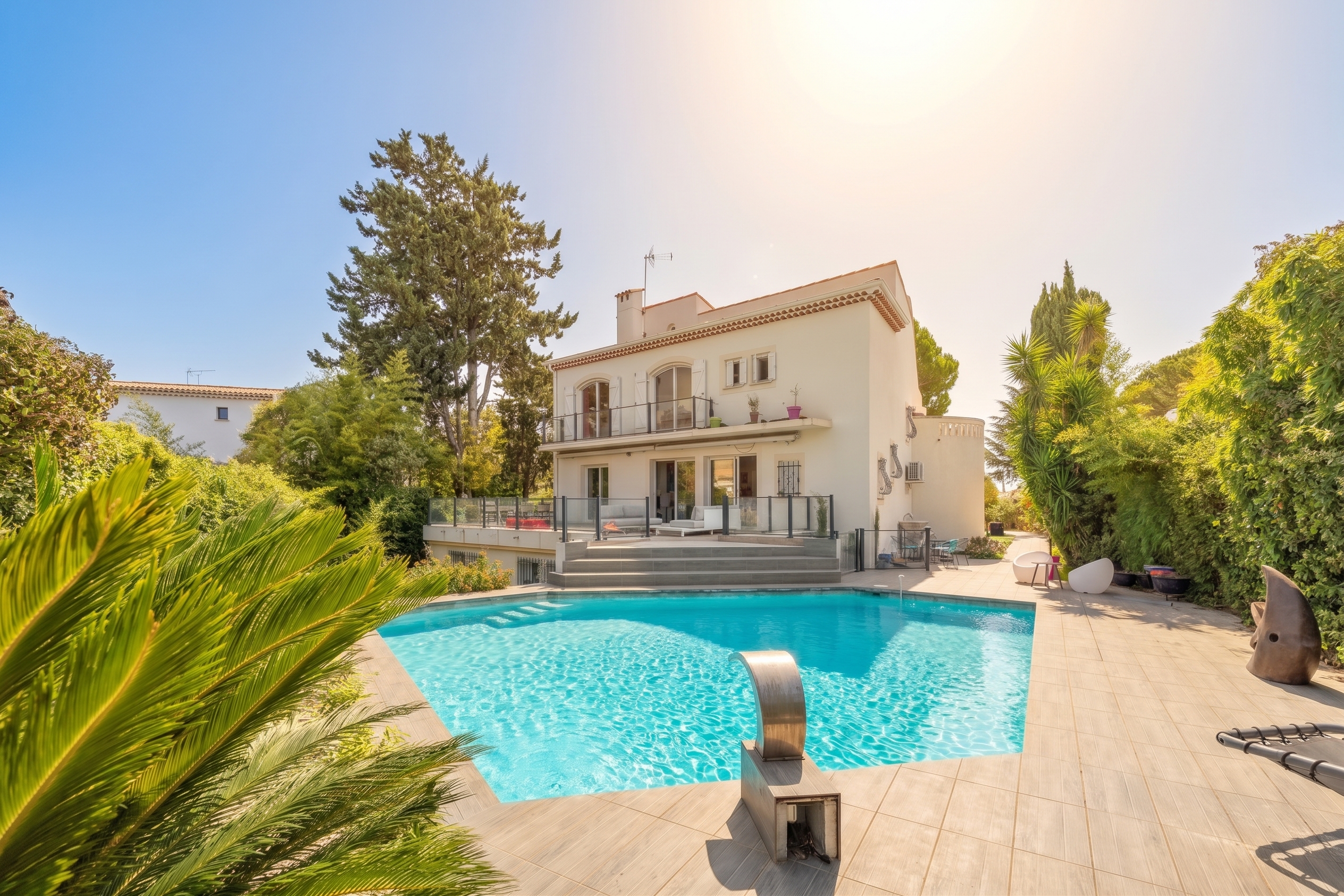 Elegant, modernized traditional villa in the heart of Minelle [AI-modified]