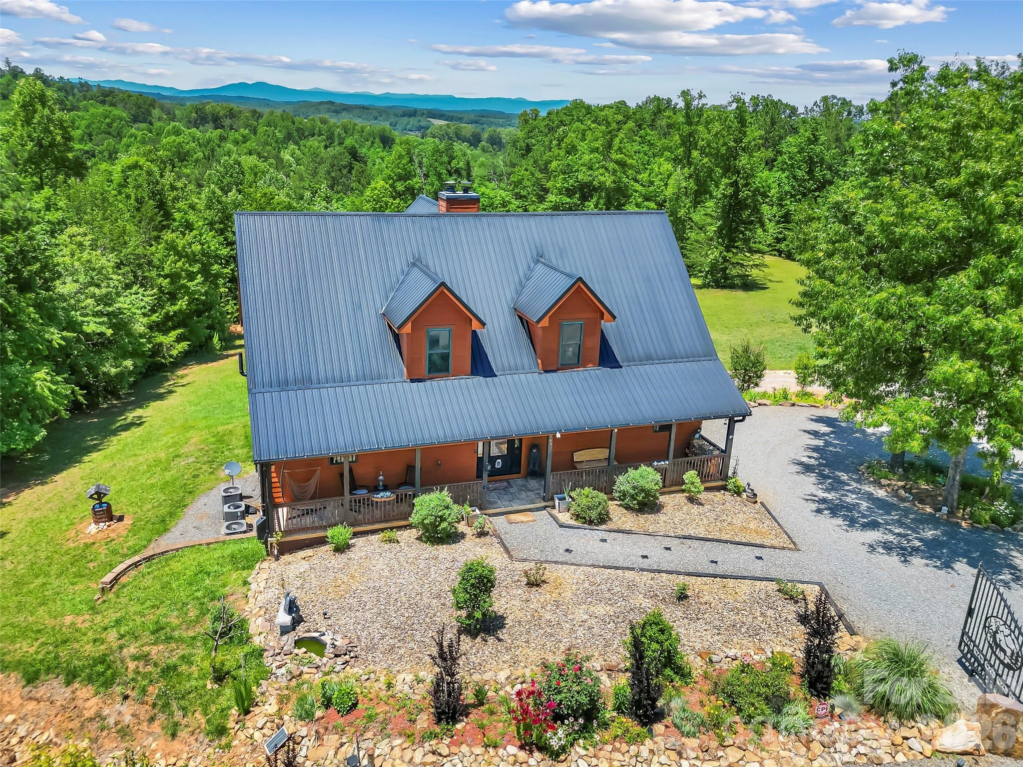 Private Mountain Retreat on 12 Acres with Views