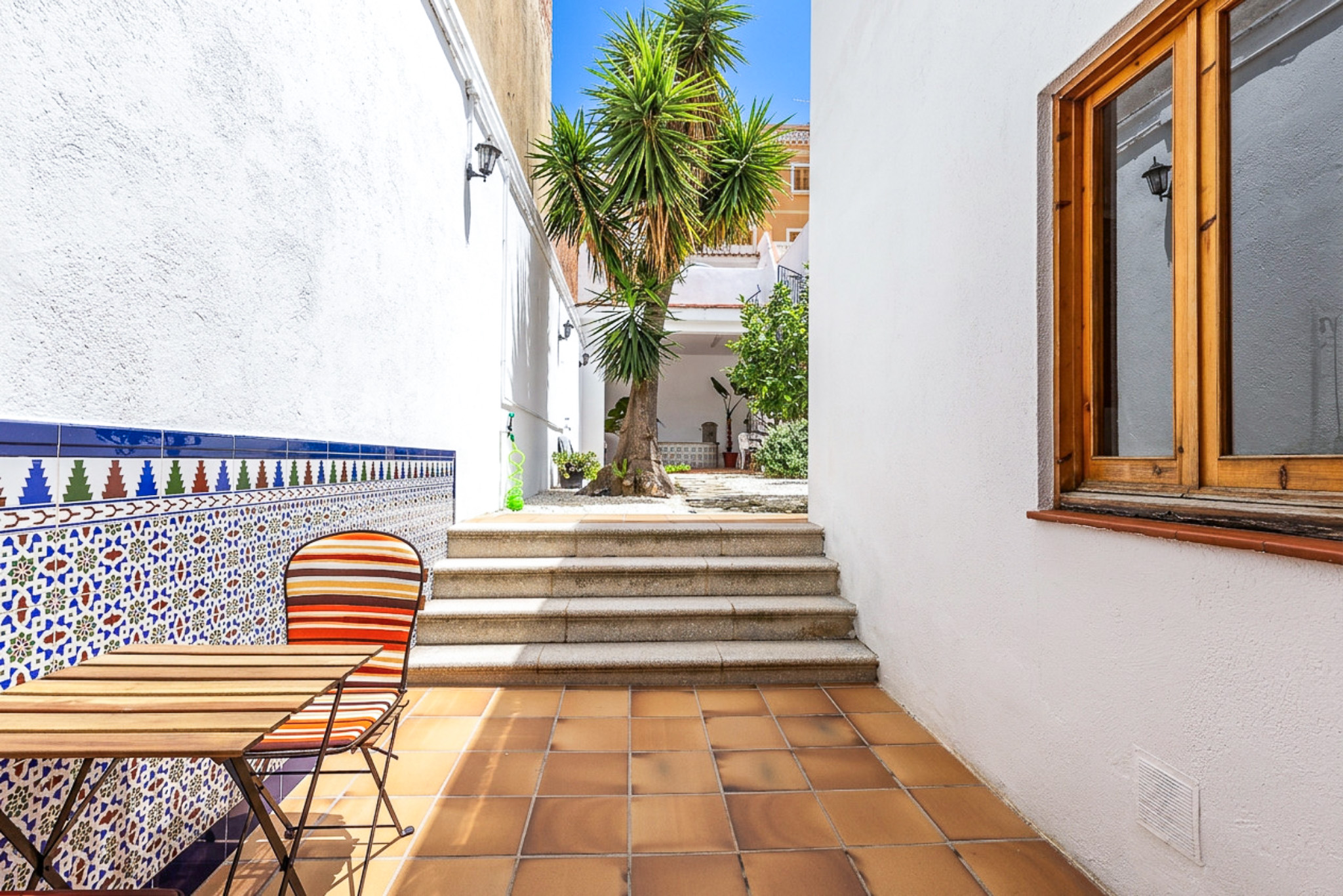 Casa amb pati i terrassa al Masnou, a tocar de la platja i l’estació
