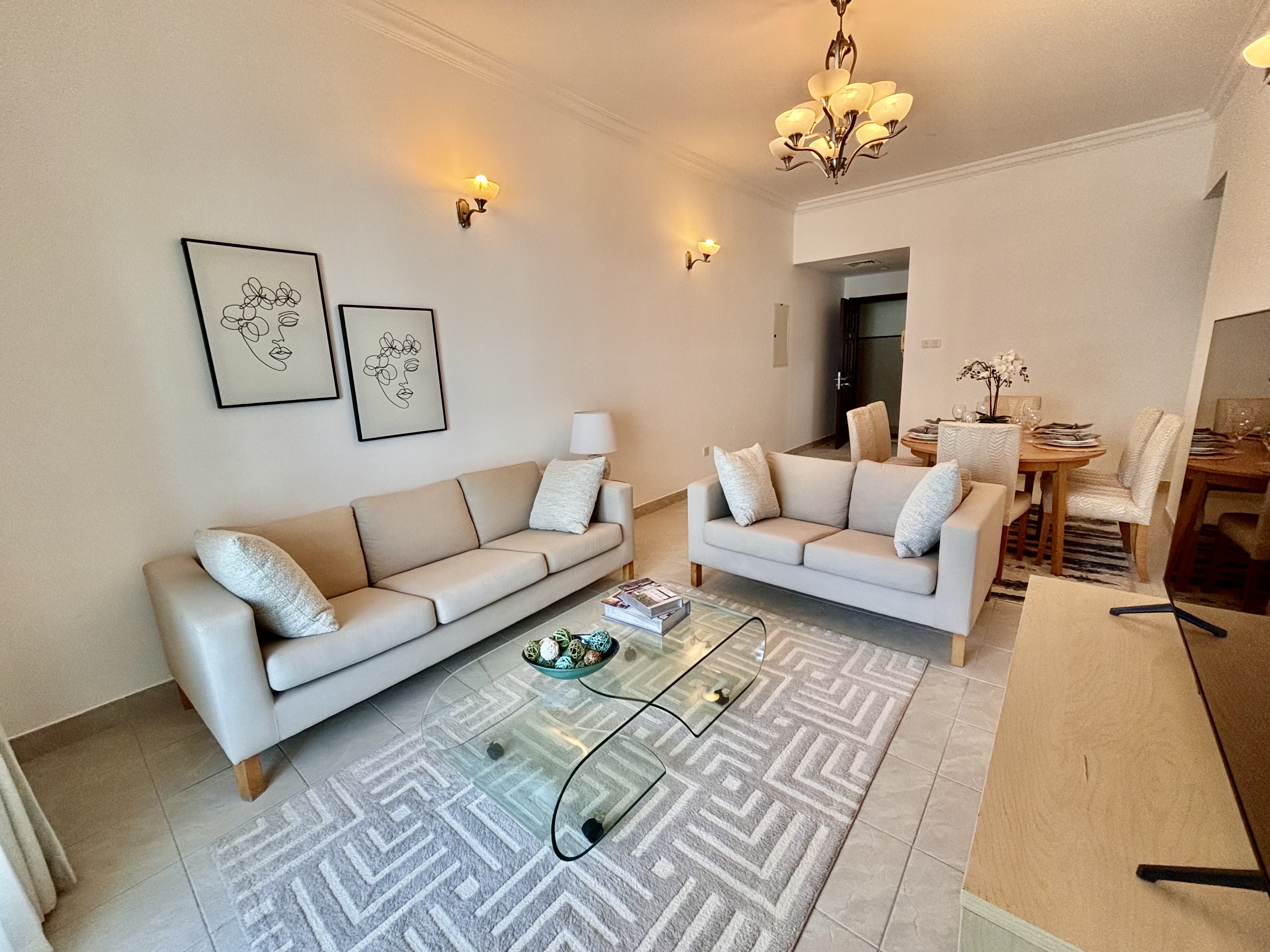 Furnished | 2 Balconies | Marina View