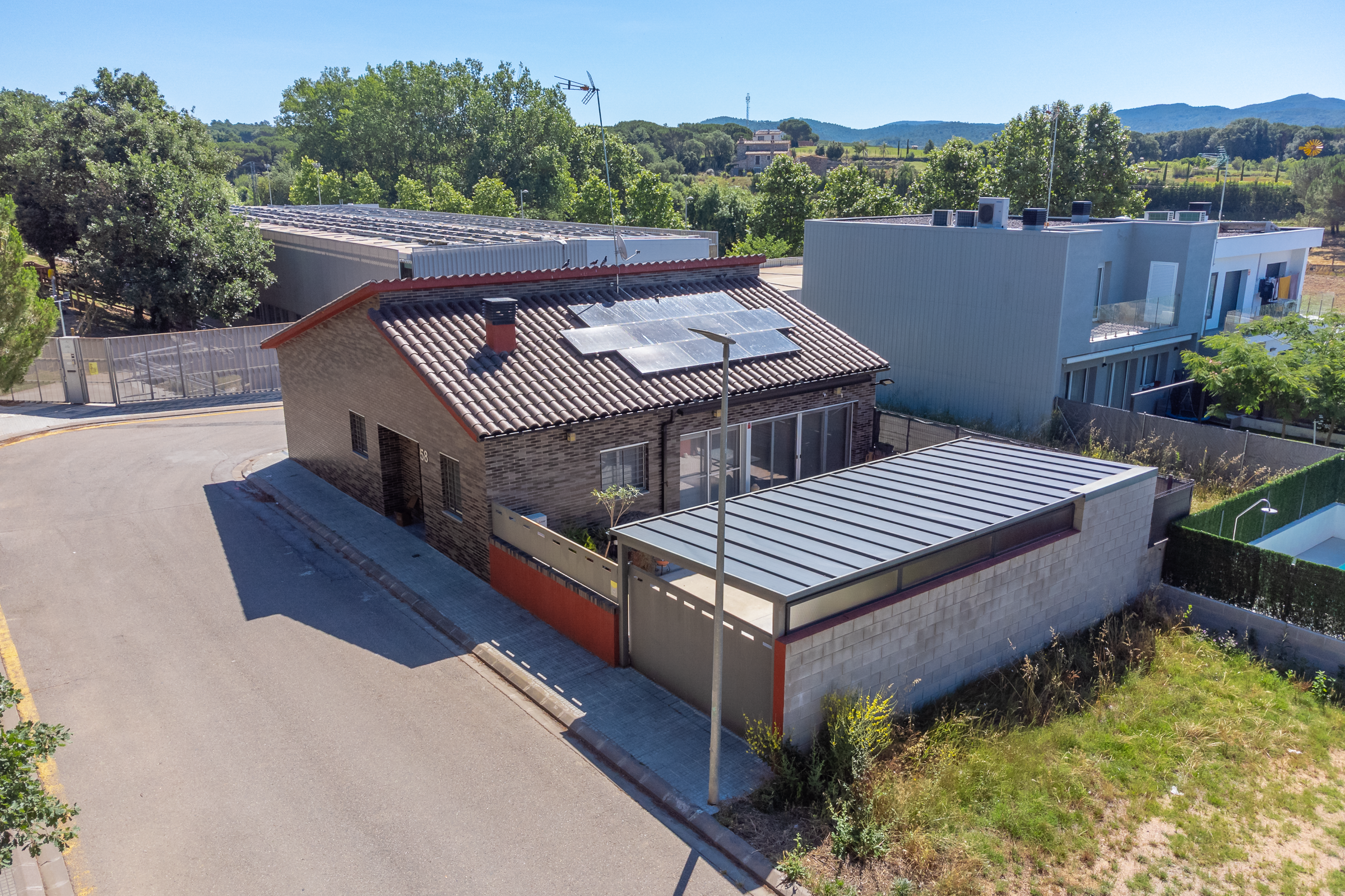 Casa sostenible d'una planta