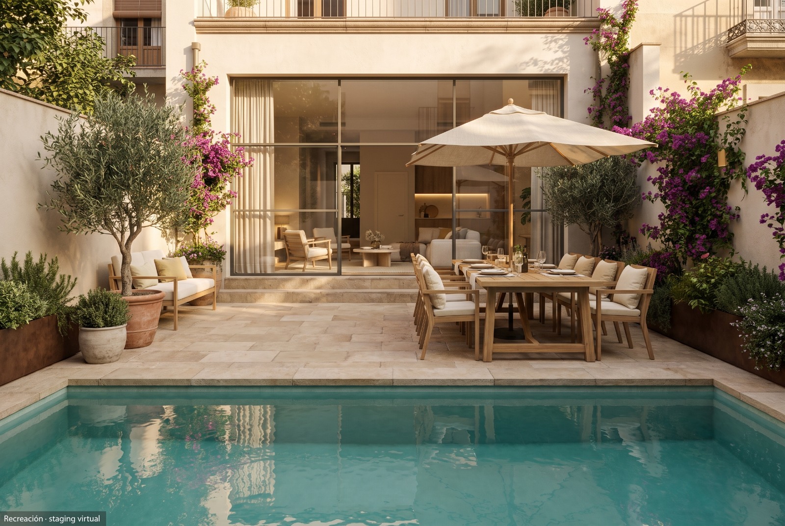 Exclusive new-build house with garden and pool in Les Corts