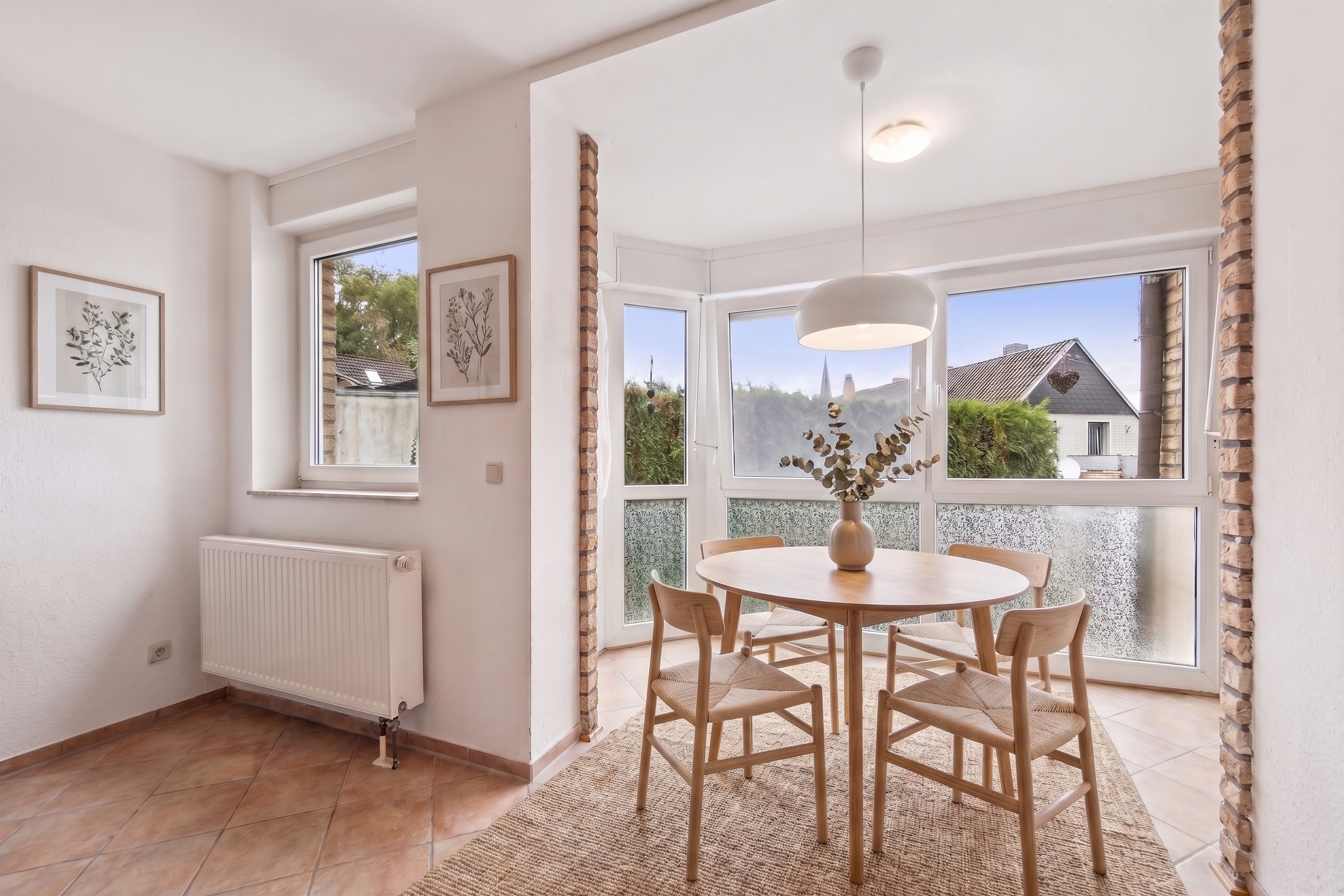 Maisonette apartment with a house-within-a-house feel in Bad Nenndorf [AI-modified]