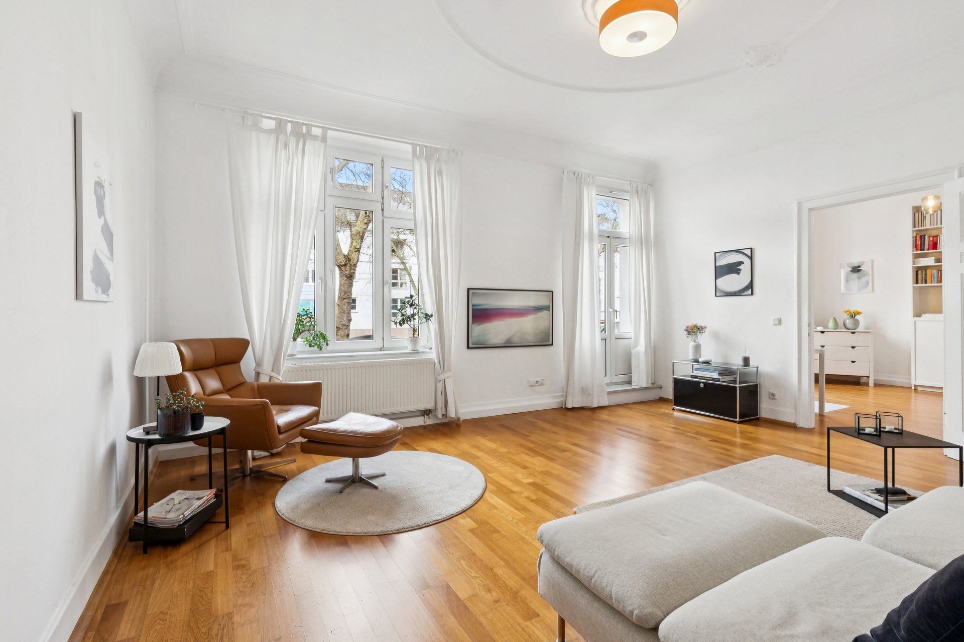 Charming 3-room period apartment with idyllic terrace in Klettenberg