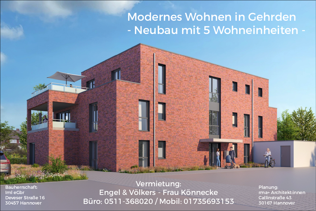 Exklusiver Neubau-Erstbezug – 3-Zimmer-Wohnung mit Terrasse in ruhiger Wohnlage