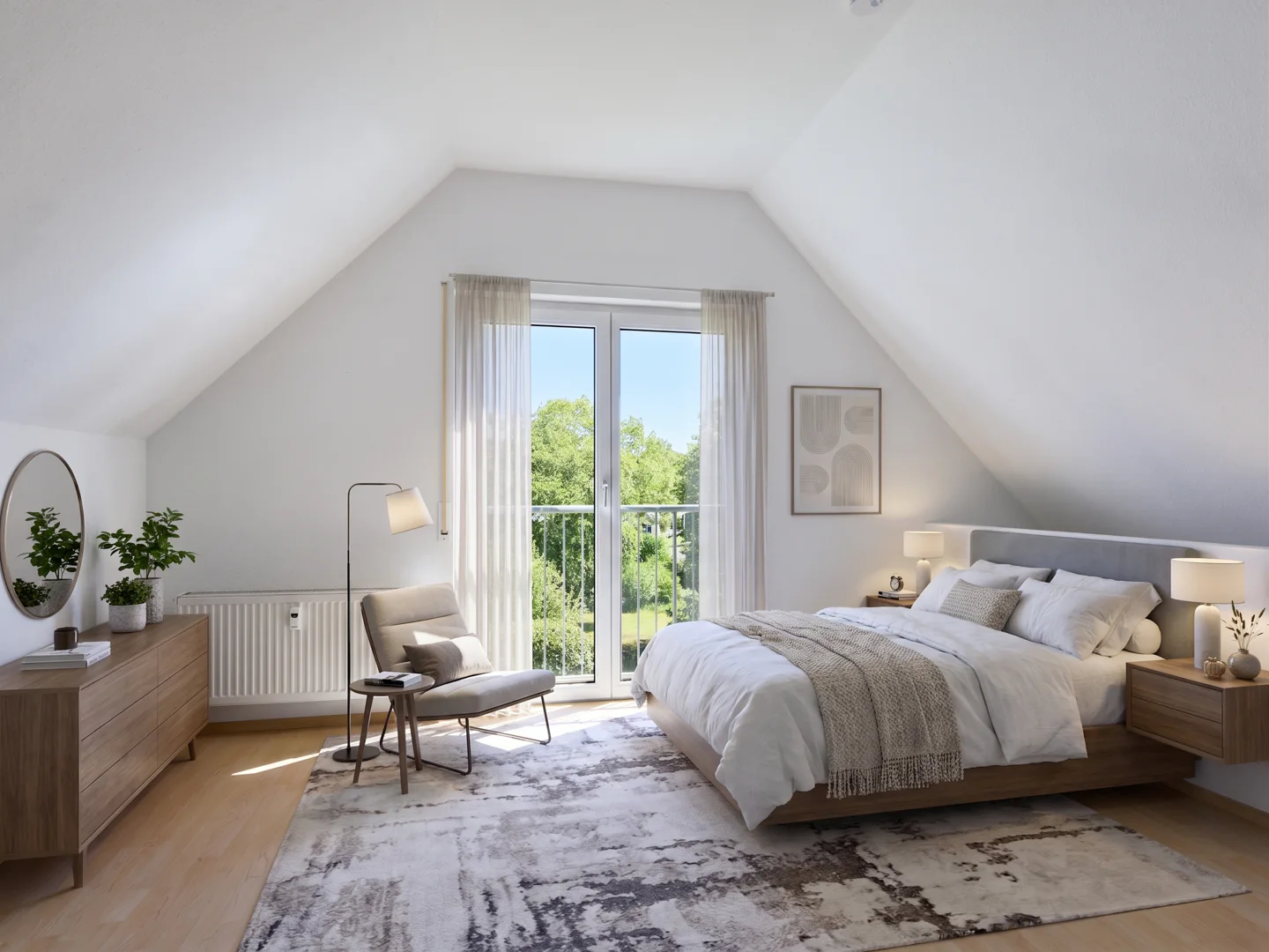 Wohnen auf zwei Ebenen – Charmante Maisonette mit Südbalkon - Photo 4