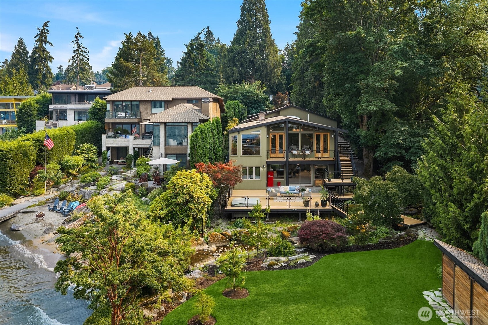 Mid-Century Charm Meets Waterfront Luxury