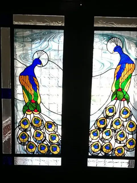 Bespoke stained glass front door