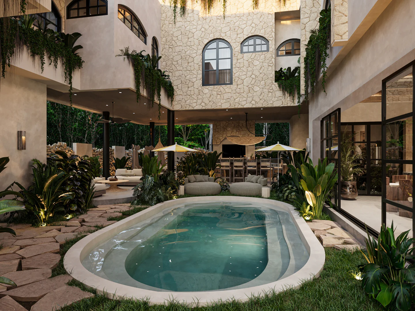Iconic Six-Bedroom Architectural Villa Near the Beach 3
