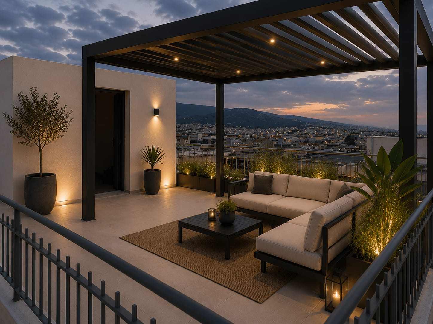 Newly built maisonette with exclusive roof terrace use in Metamorfosi