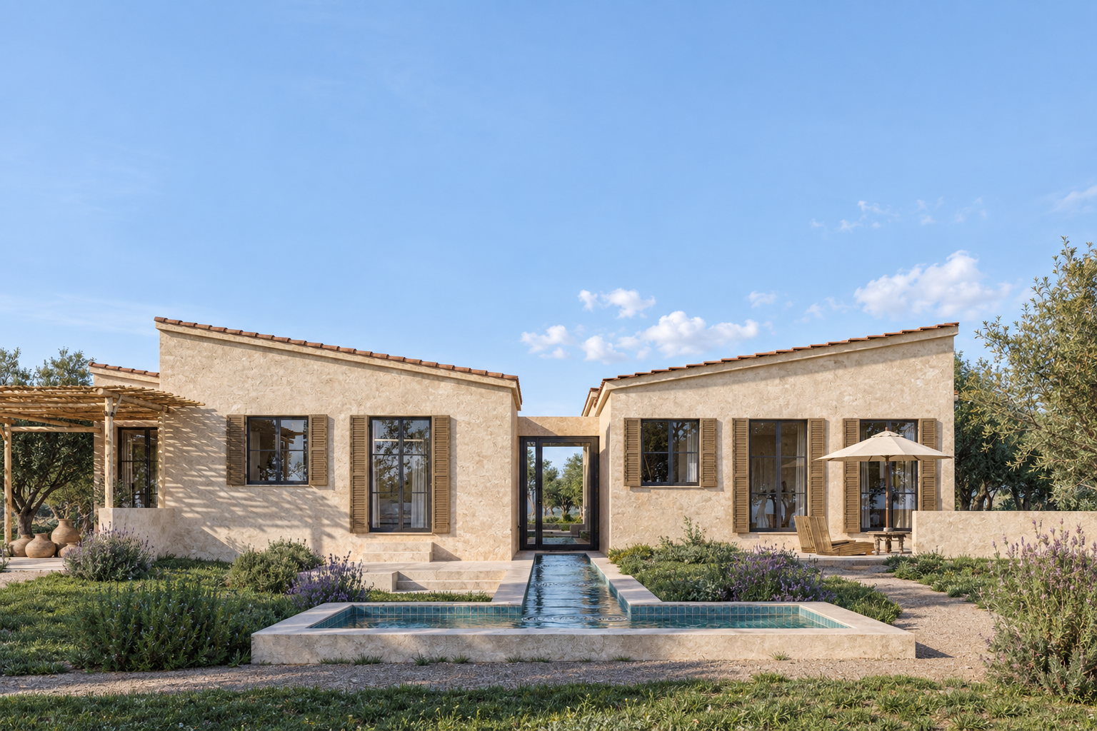 Finca of outstanding design in a privileged location [AI-modified]