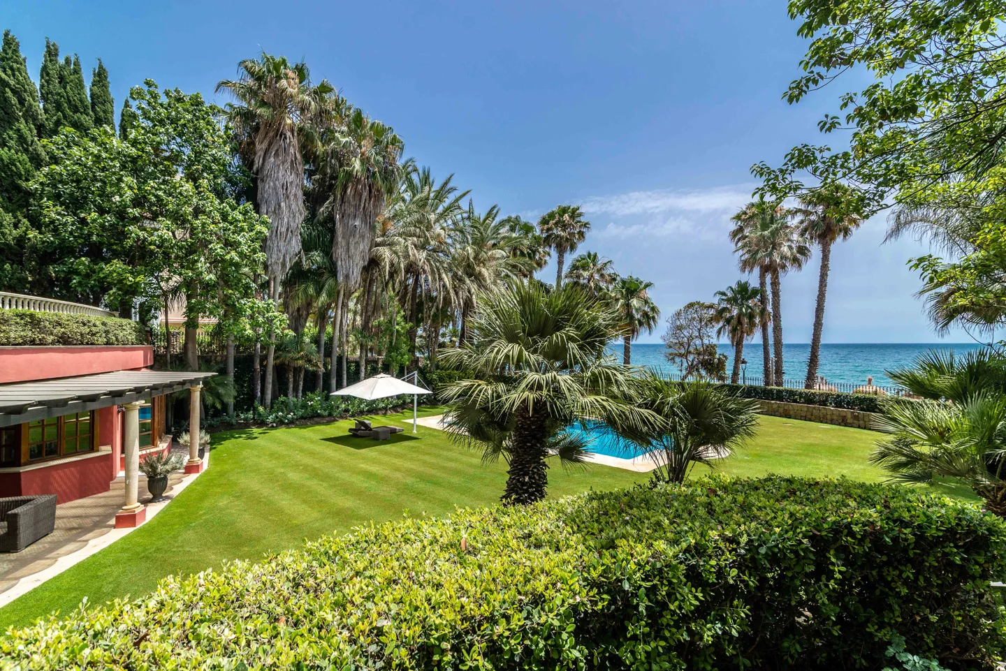 Exclusive Beachfront Villa Marbella Golden Mile. Price from €55,000 per week