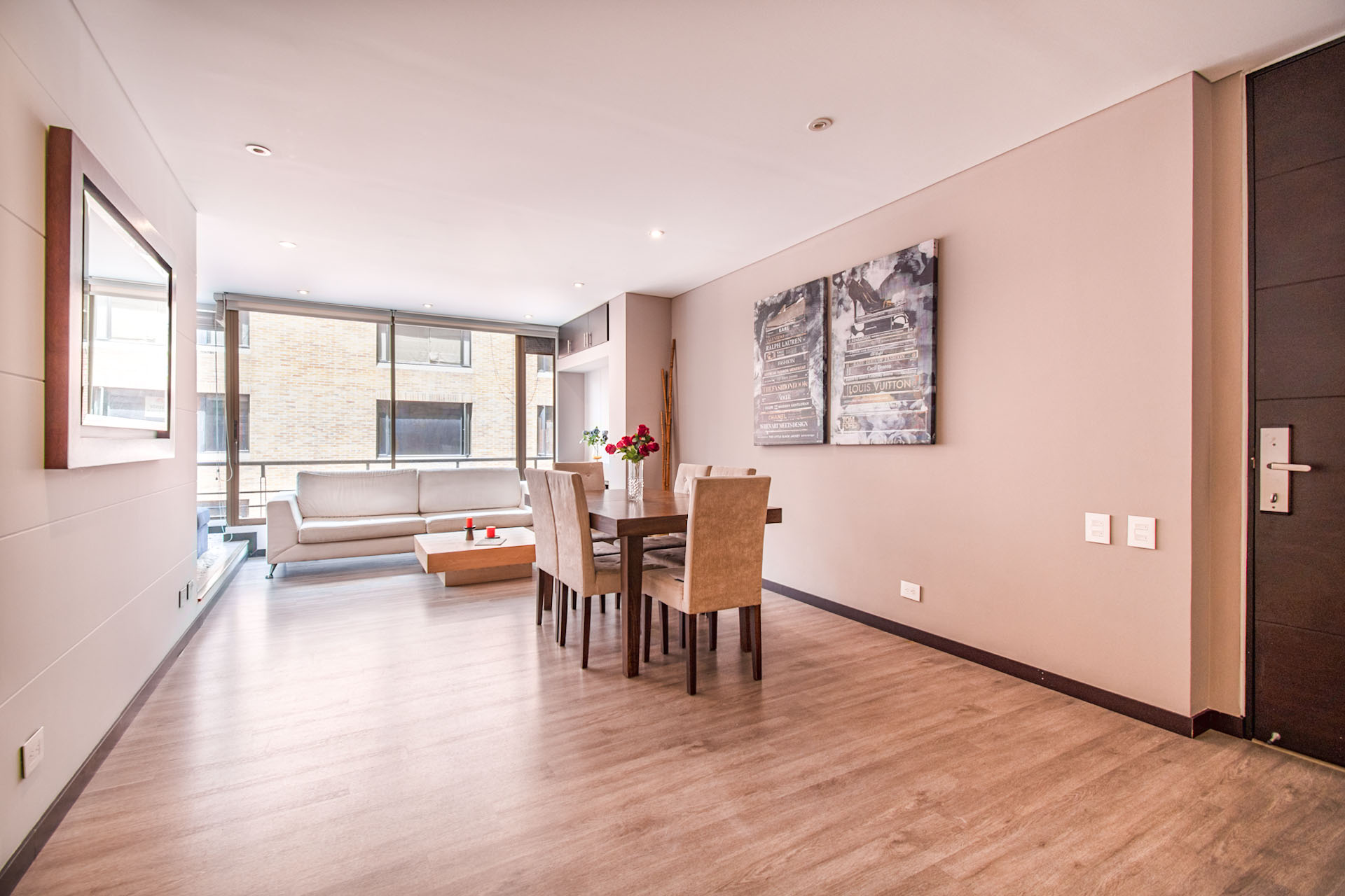 Moderno apartamento amoblado para arriendo en Chicó Norte