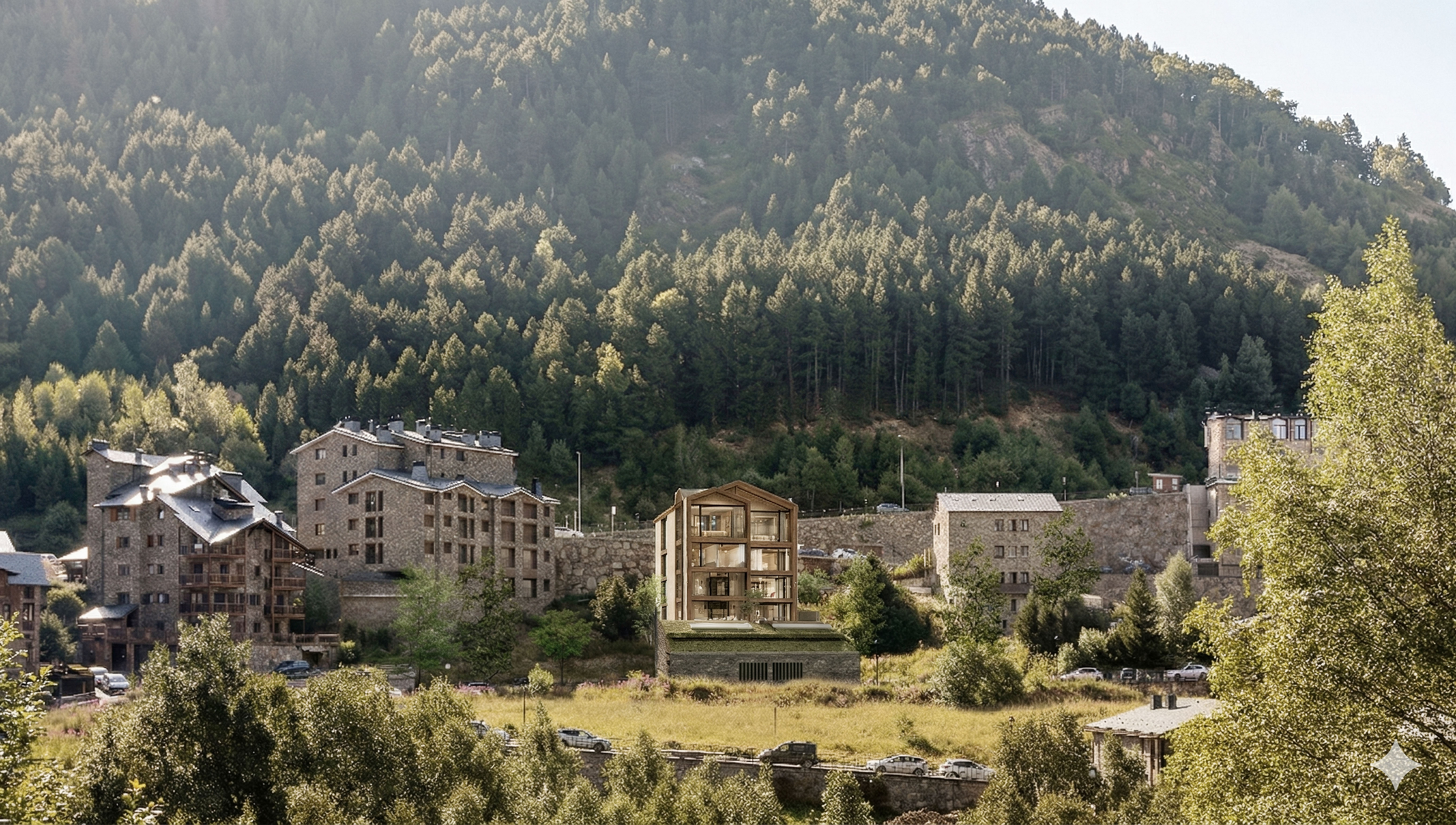 Refugio del Roc, architecture sur mesure, nature absolue, luxe sans compromis.