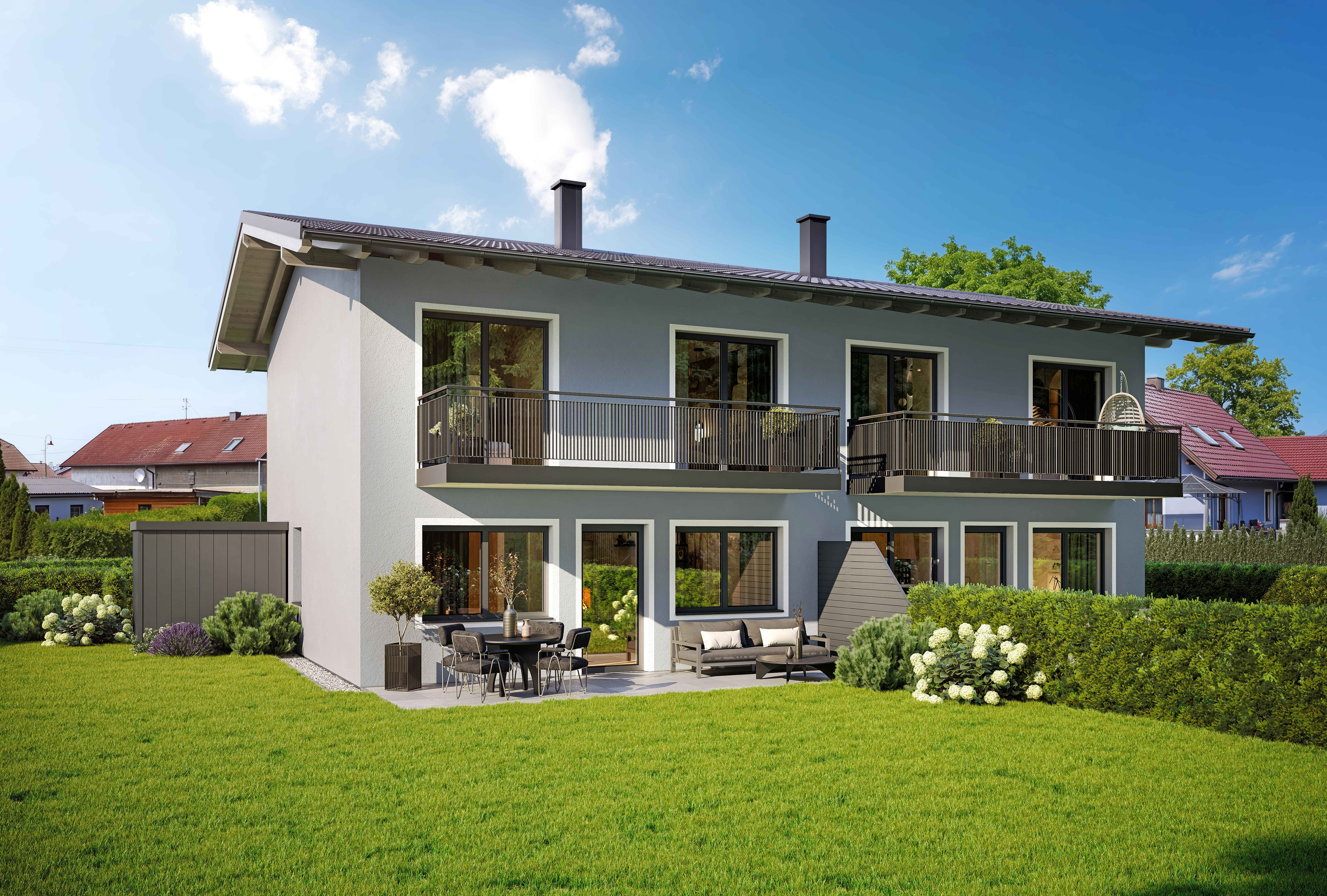 New semi-detached homes in a sunny, peaceful setting – turnkey, comfortable and family-friendly