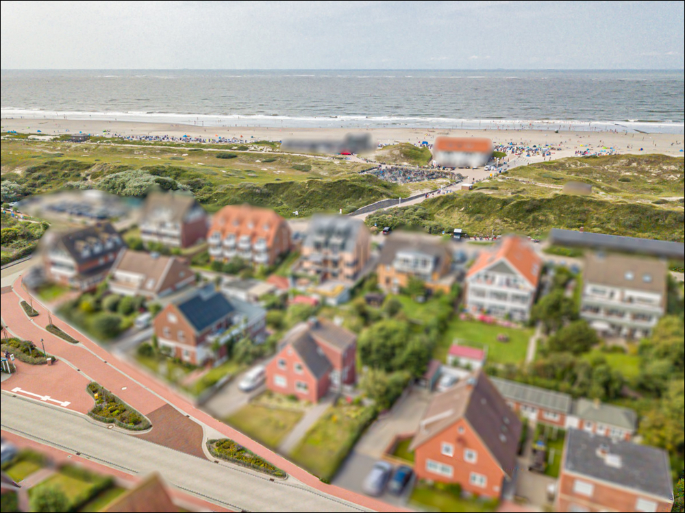 Norderney: Inseltypisches Wohnhaus in der Nähe des Nordstrands