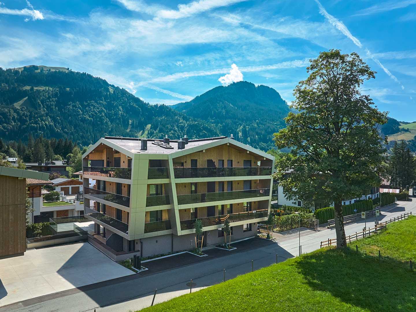 New-build apartments at the foot of Bichlalm