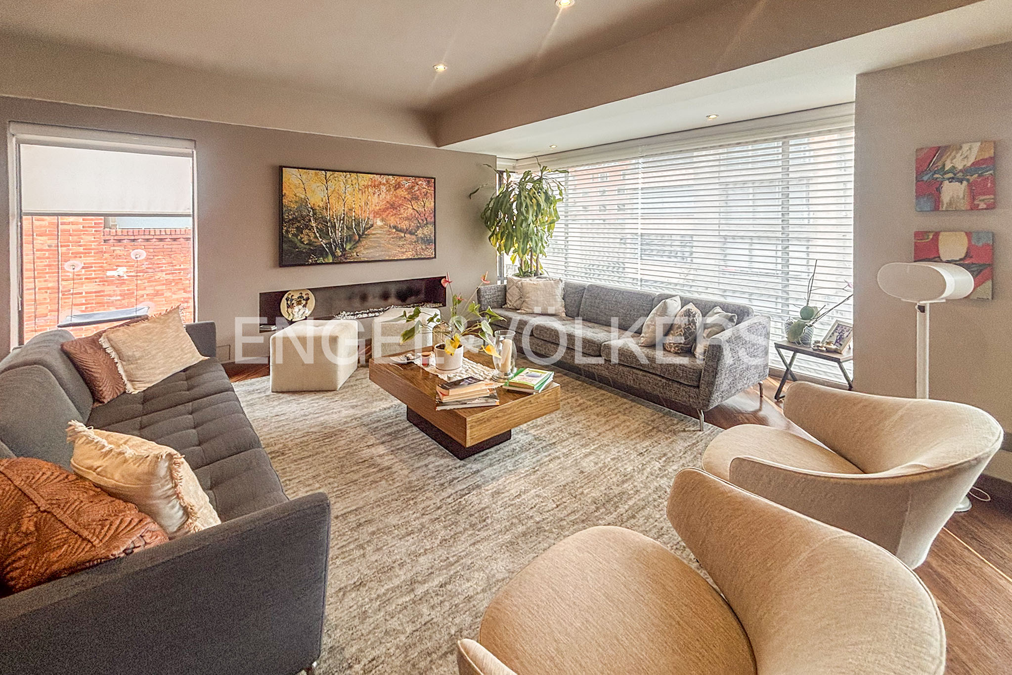 Penthouse con terraza y vista para en Chicó Reservado