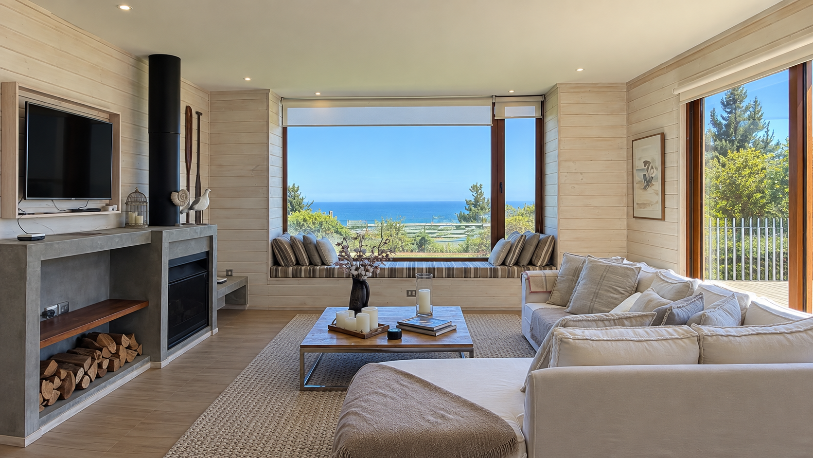 Moderna Y Linda Casa Con Vista Al Mar
