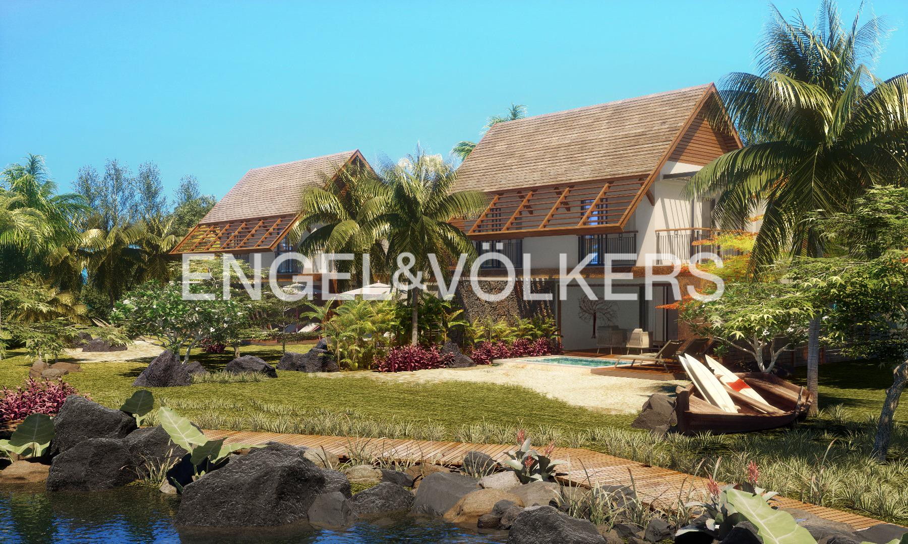 High-End Duplexes in a Secure Coastal Village with Beach Access