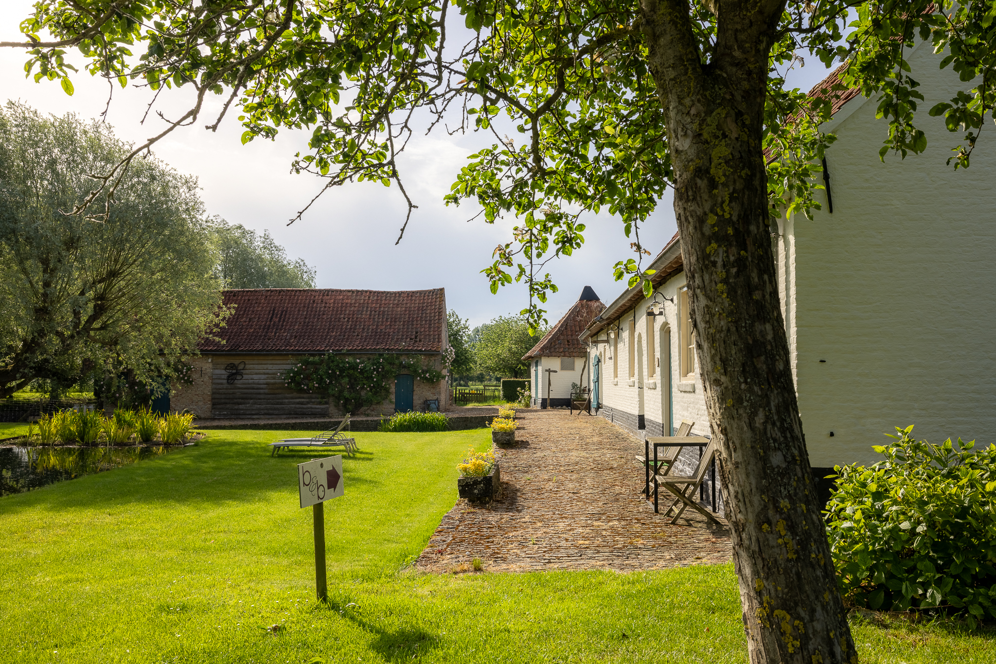 Authentic farmhouse with charm, space and green views...