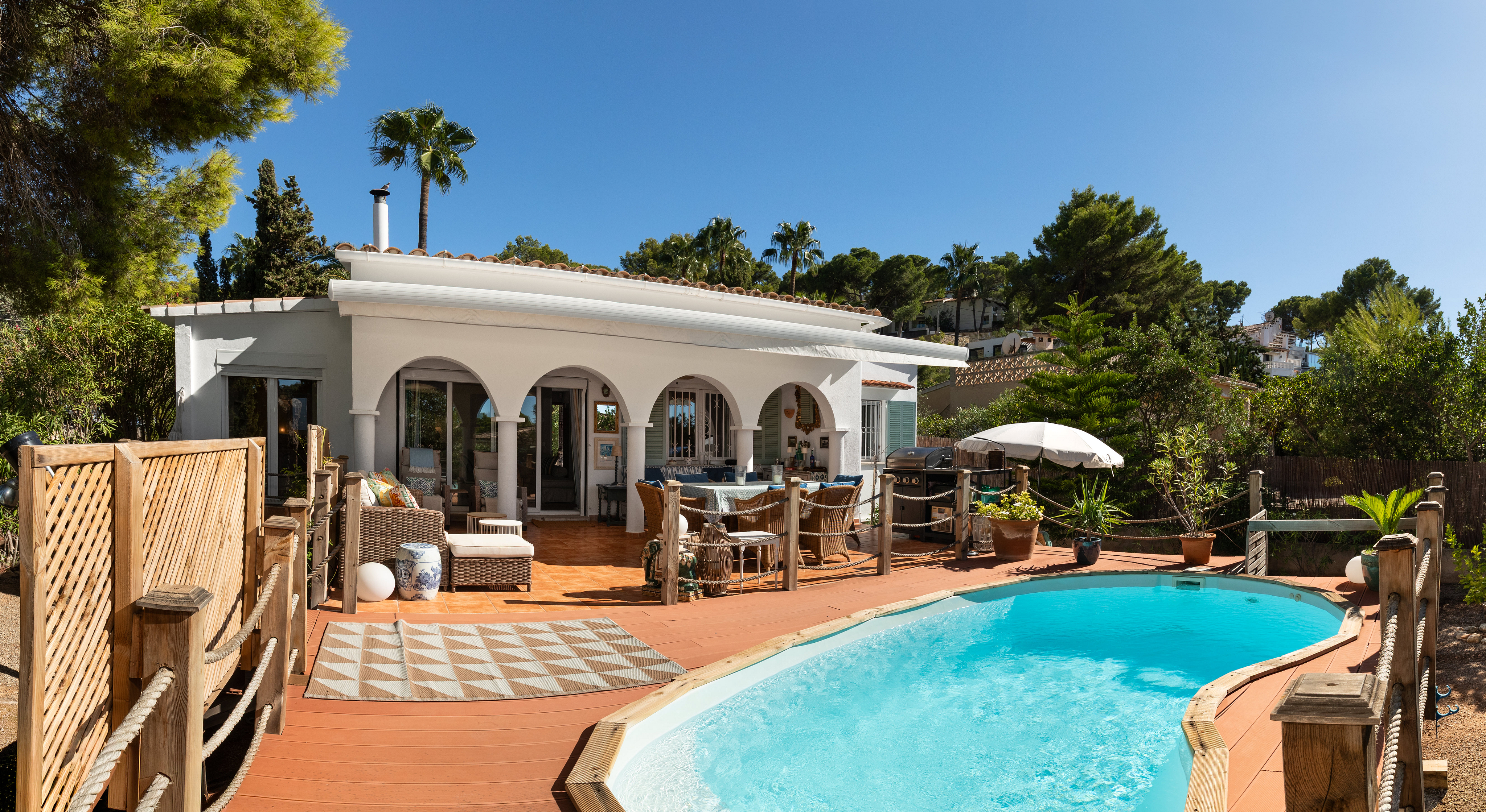 Beautiful house with pool and garden in Costa de la Calma