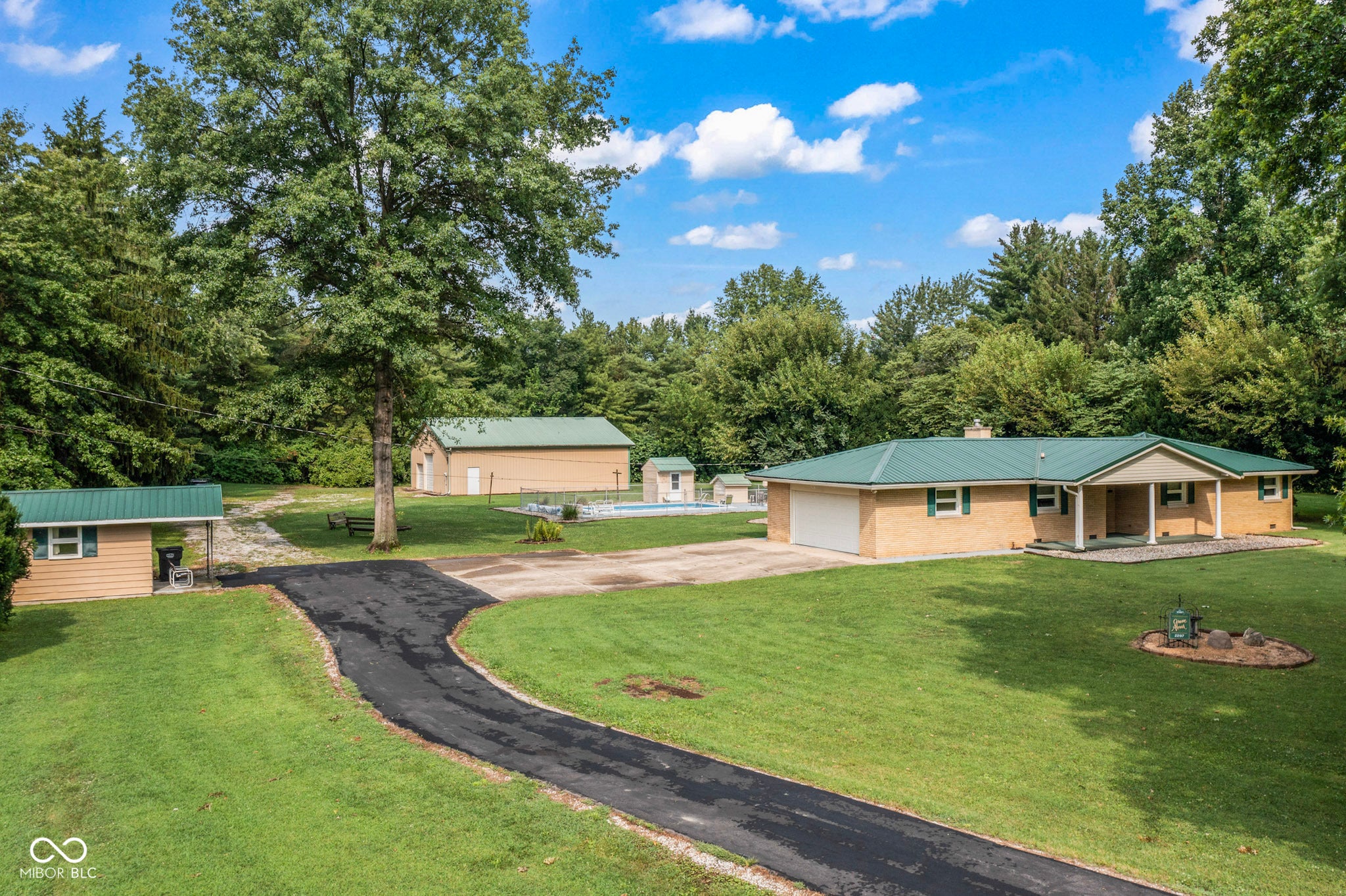 Mid-Century Modern Ranch on 3 Acres with Heated Pool