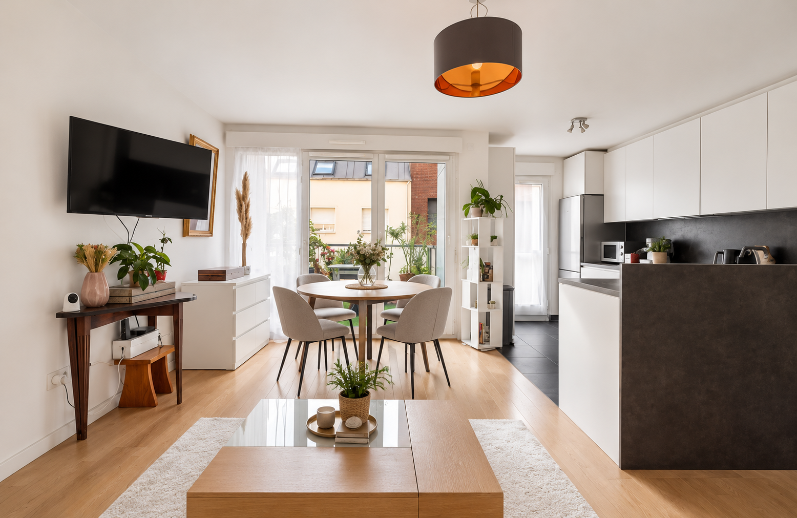 Clichy City Entrance – 61 sq m apartment with balcony