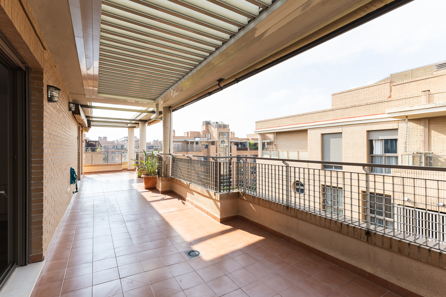 Exclusive unfurnished luxury property with impressive terraces, swimming pool and parking space in Nou Campanar