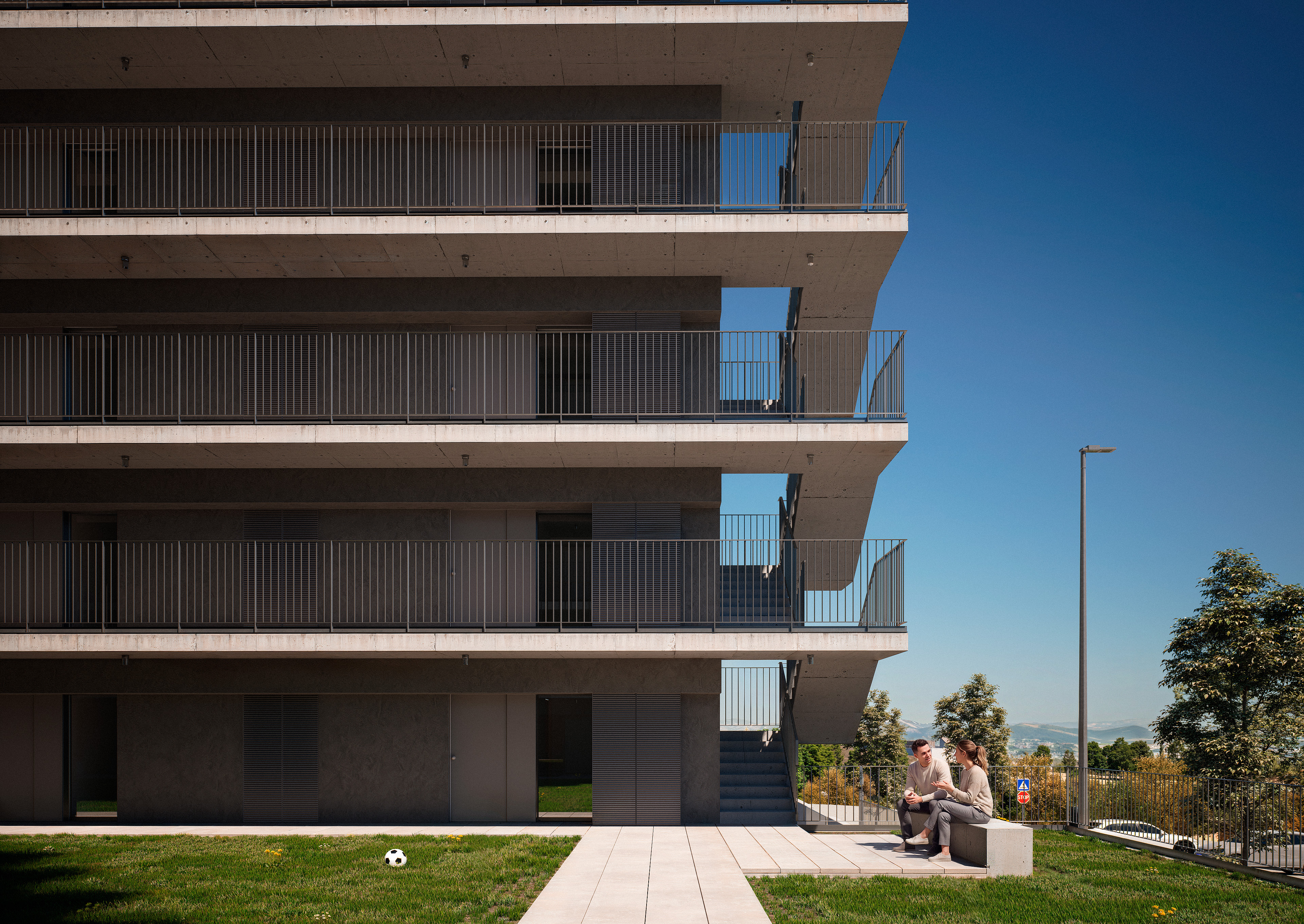 Appartement 2 chambres neuf avec terrasse au centre de Gaia