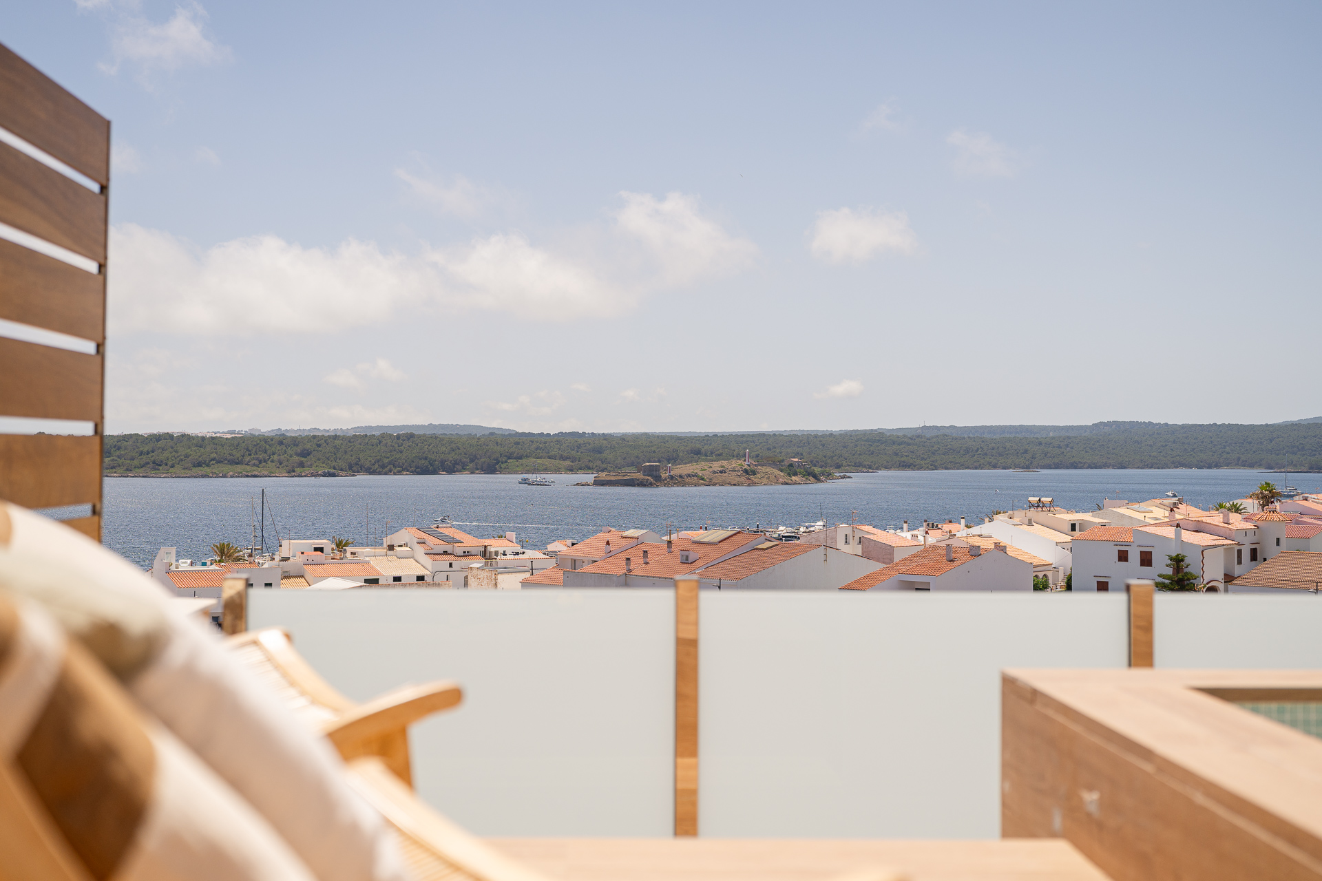 Newly built townhouses with sea views in Fornells, Menorca