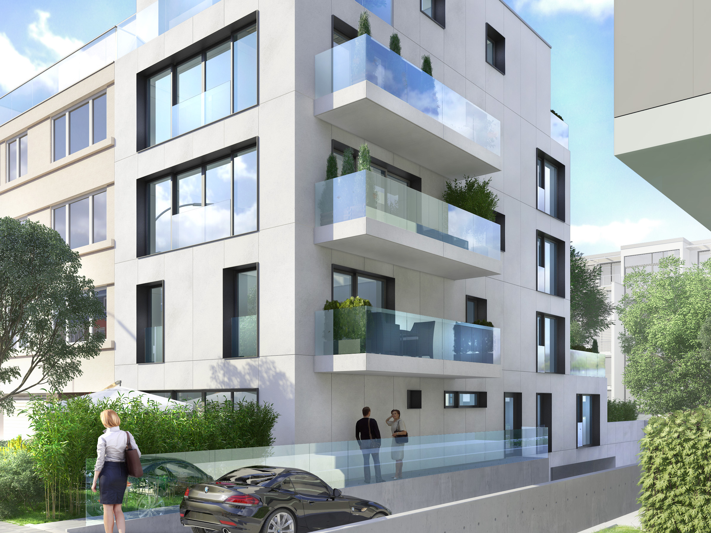 PLEYEL Residence in MERL –  1 bedroom apartment with large garden – Lot 1