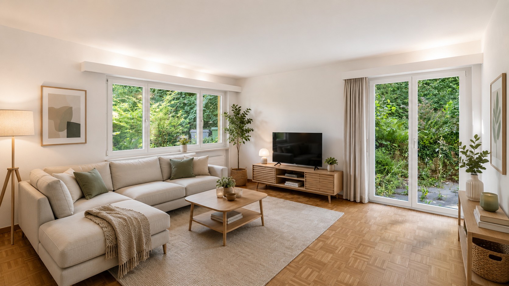 Charmantes Pied-à-terre mit privatem Gartensitzplatz in Zürich-Affoltern