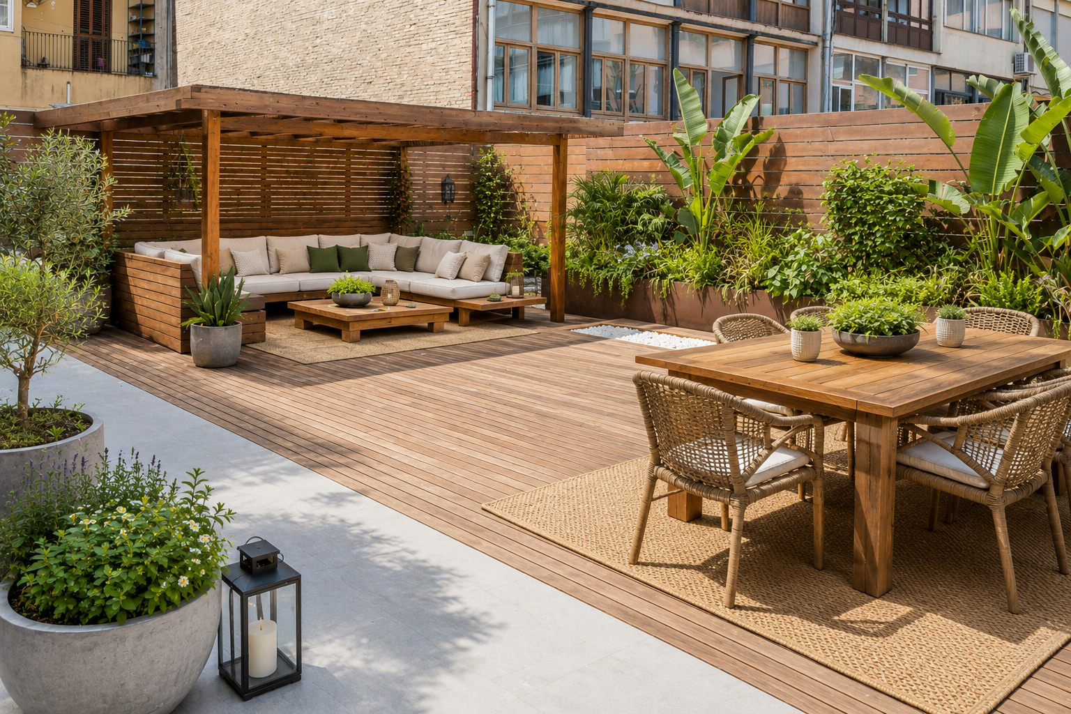Espectacular piso a estrenar con terraza  en Eixample