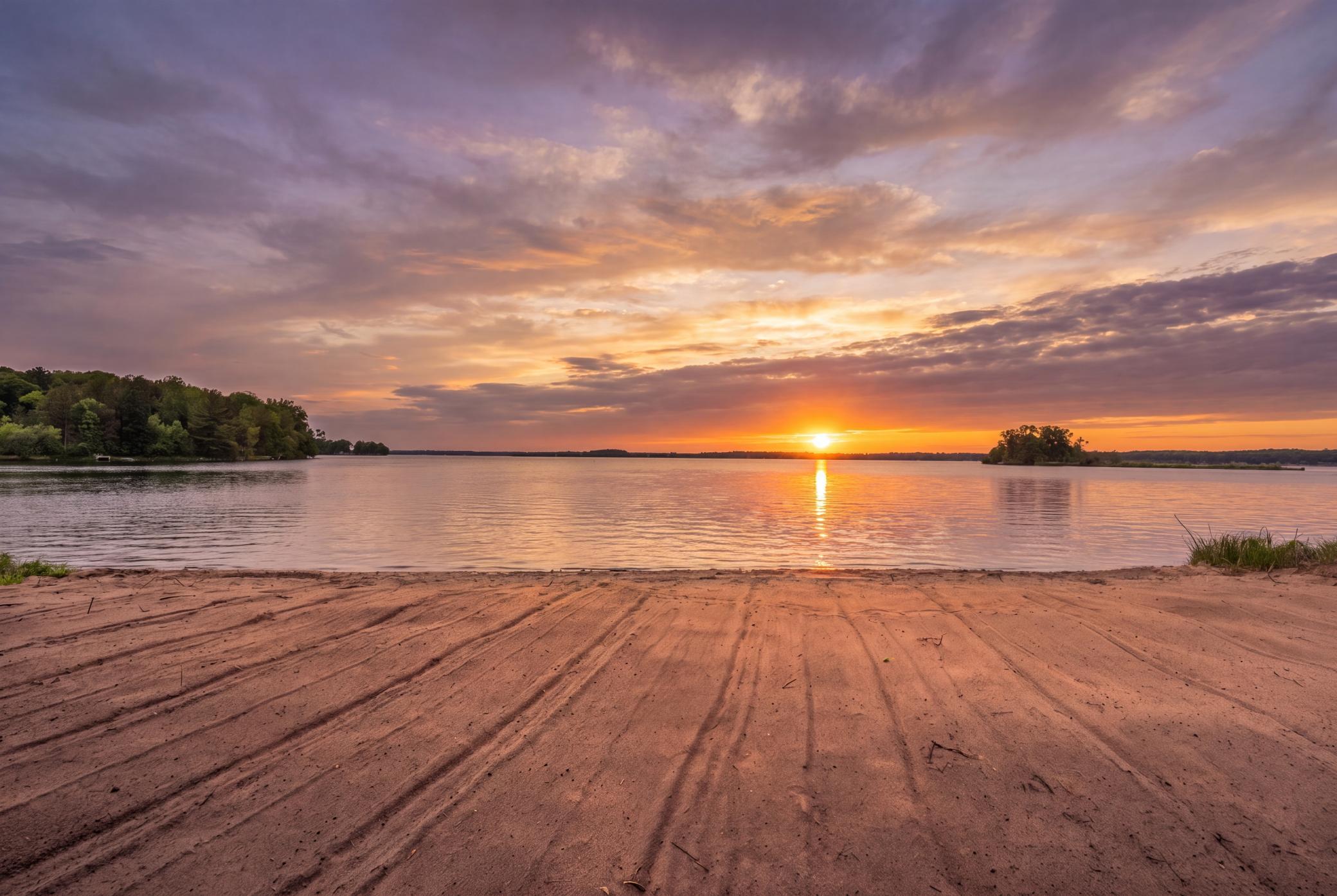 25 Acres & 627' of Lake Frontage.