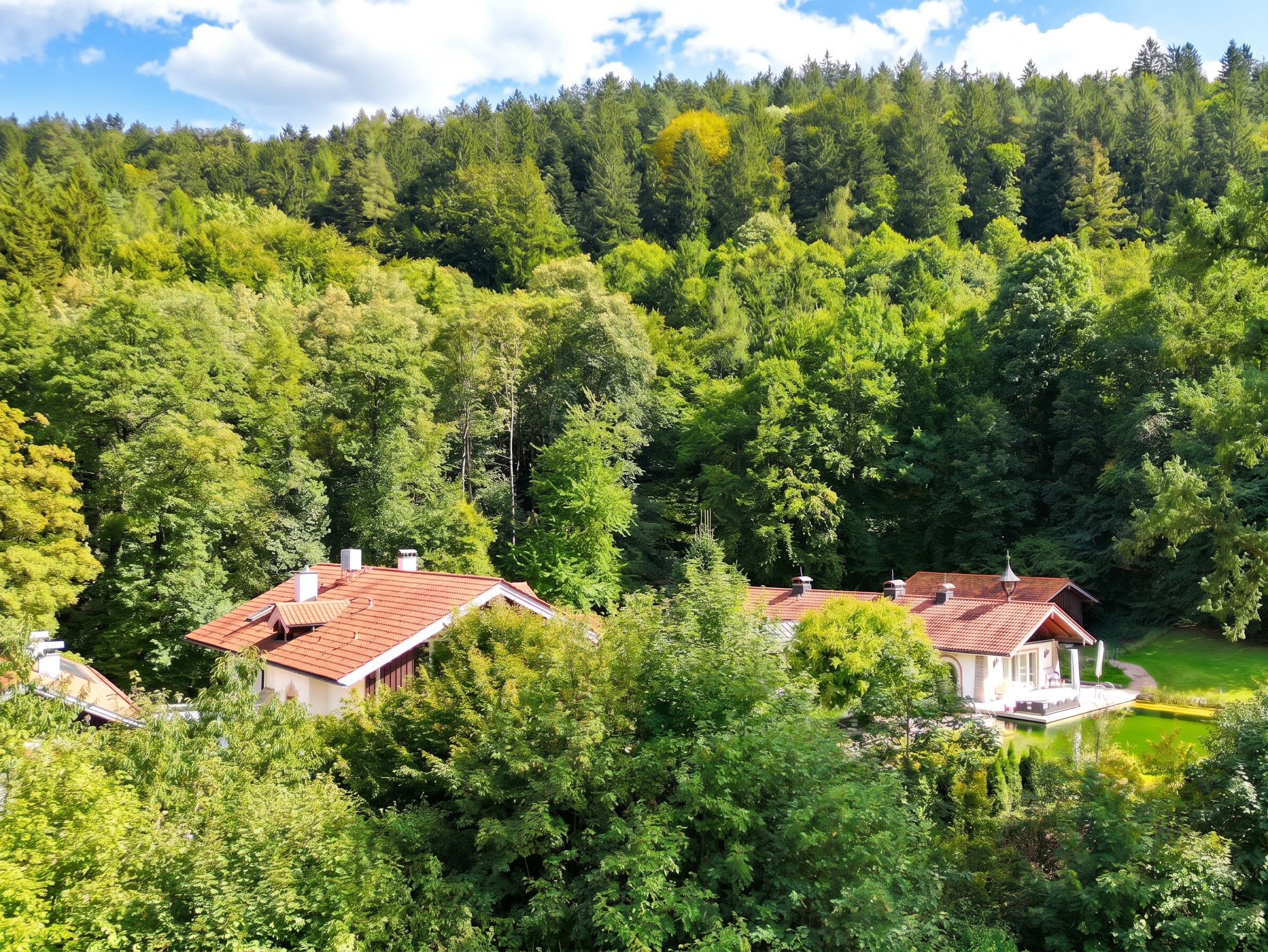 Außergewöhnliches Anwesen in idyllischer Alleinlage [KI-modifiziert]