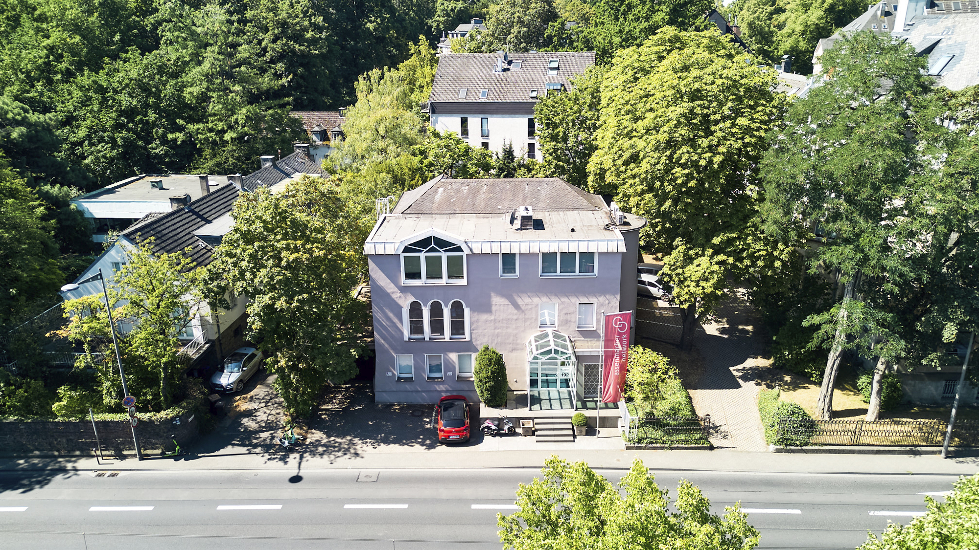 Leerstehende Bürovilla in Marienburg