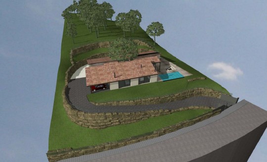 Land of 2,025m² with project and license in Vilanova del Vallès